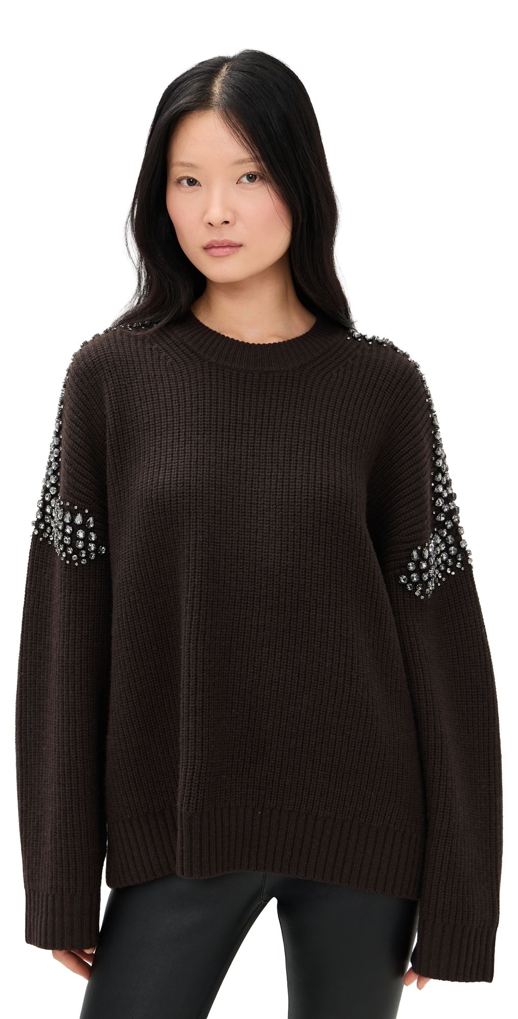 A. L.C. Lennox Sweater Deepest Brown XS