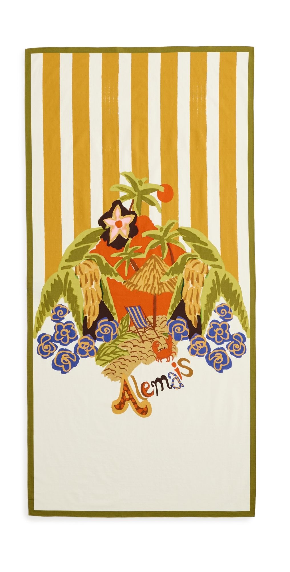 ALÉMAIS Island Cove Textured Towel MULTI MULTI One Size