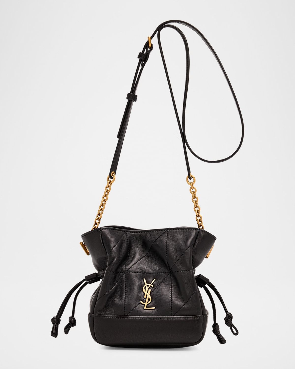 Jamie Mini YSL Quilted Leather Shoulder Bag