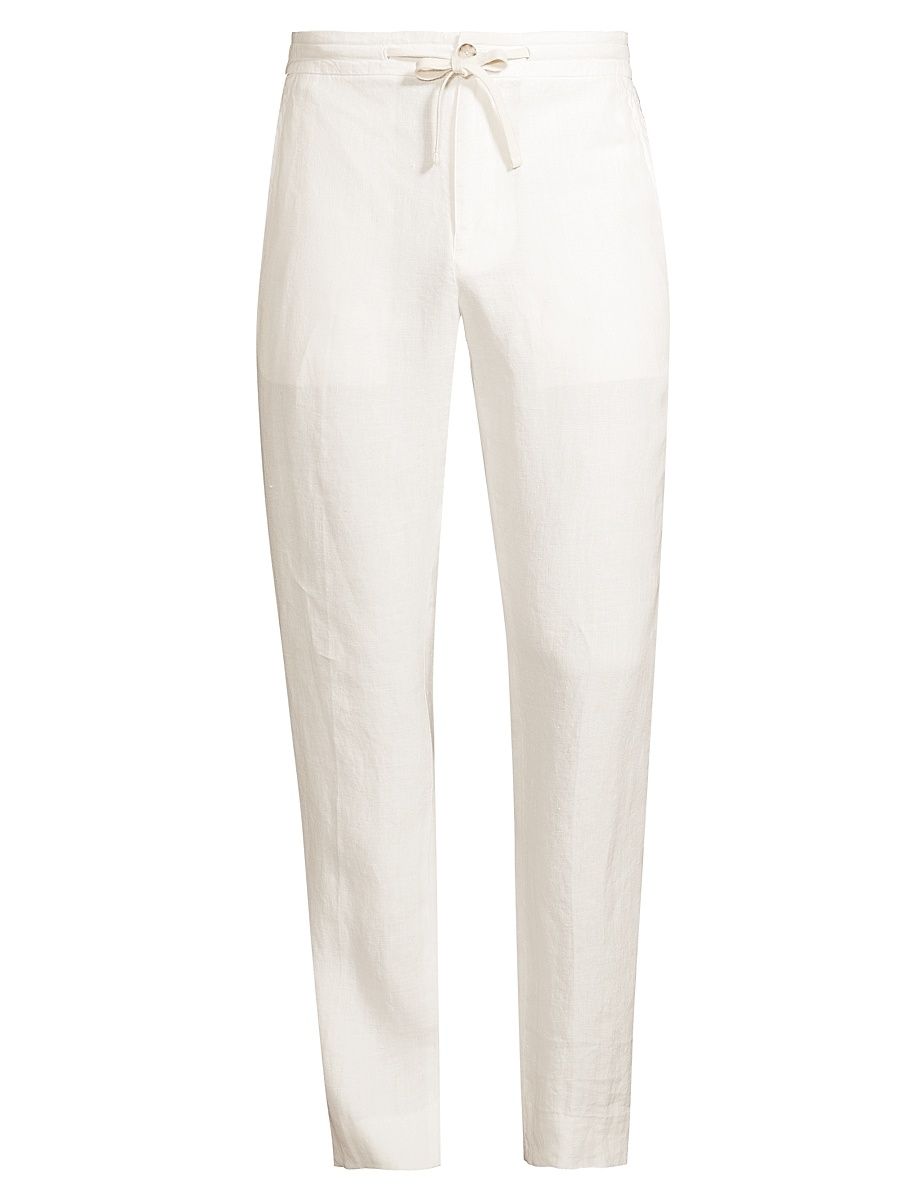 Men's Lightweight Hemp Pants - Bone - Size Medium