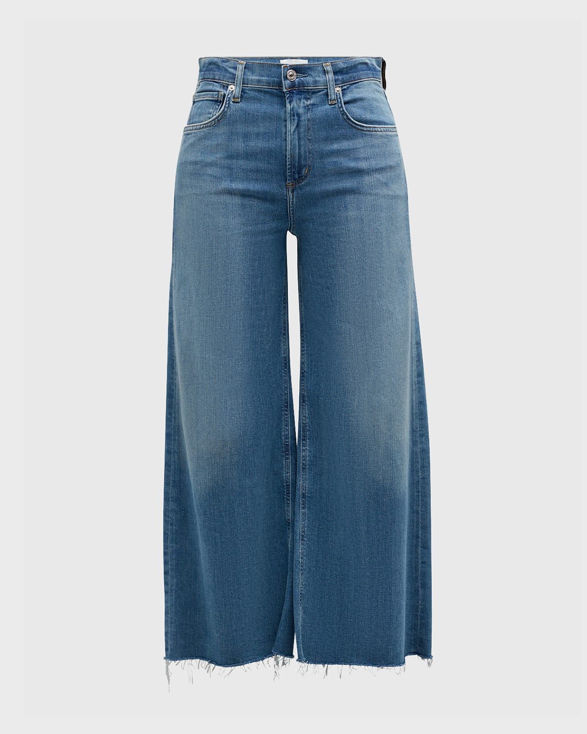 Lyra Cropped Wide-Leg Jeans