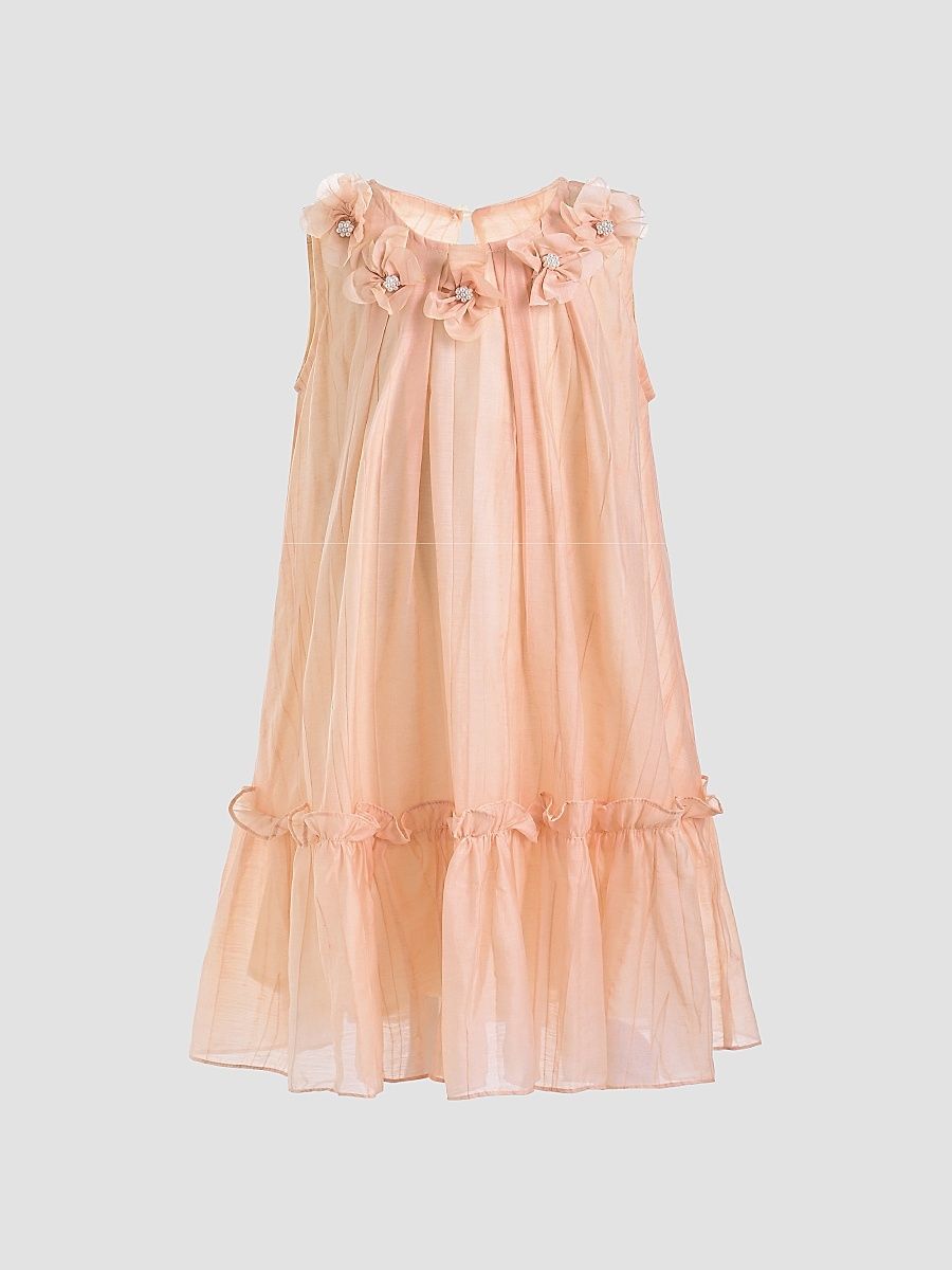Little Girl's & Girl's Mariselle Dress - Peach - Size 9