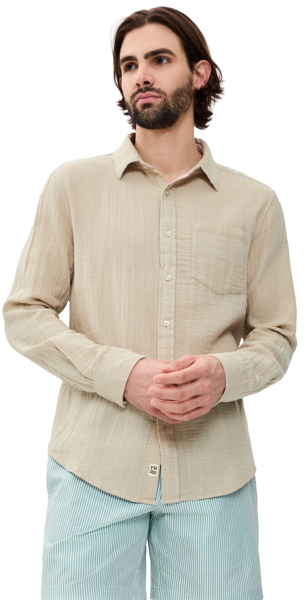 Fair Harbor Oceanfront Shirt Shell M