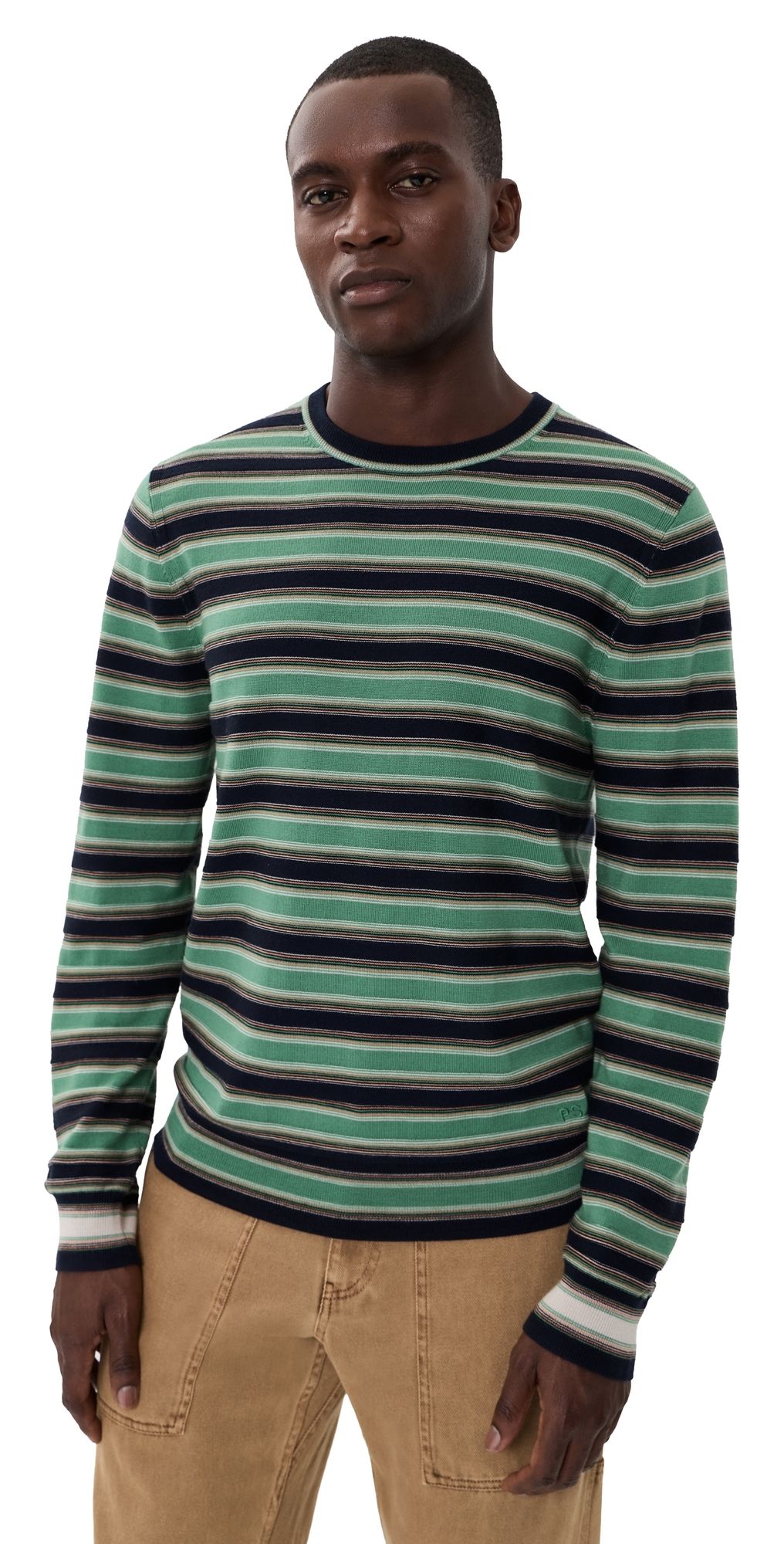 PS Paul Smith Wool Crew Neck Sweater Medium Green L