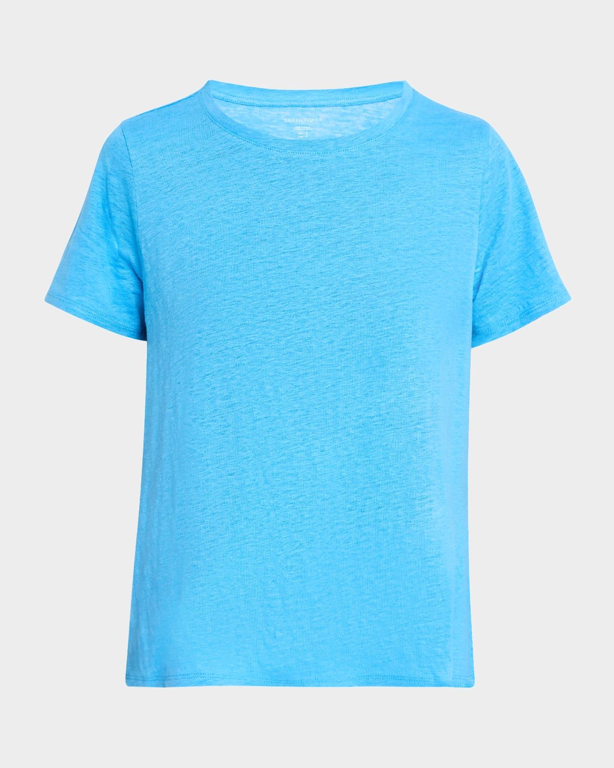 Crewneck Organic Linen Jersey Tee