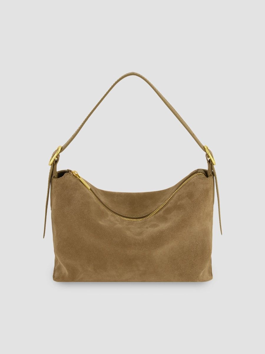 Vince Women's Vivian Suede Shoulder Bag - Carmello