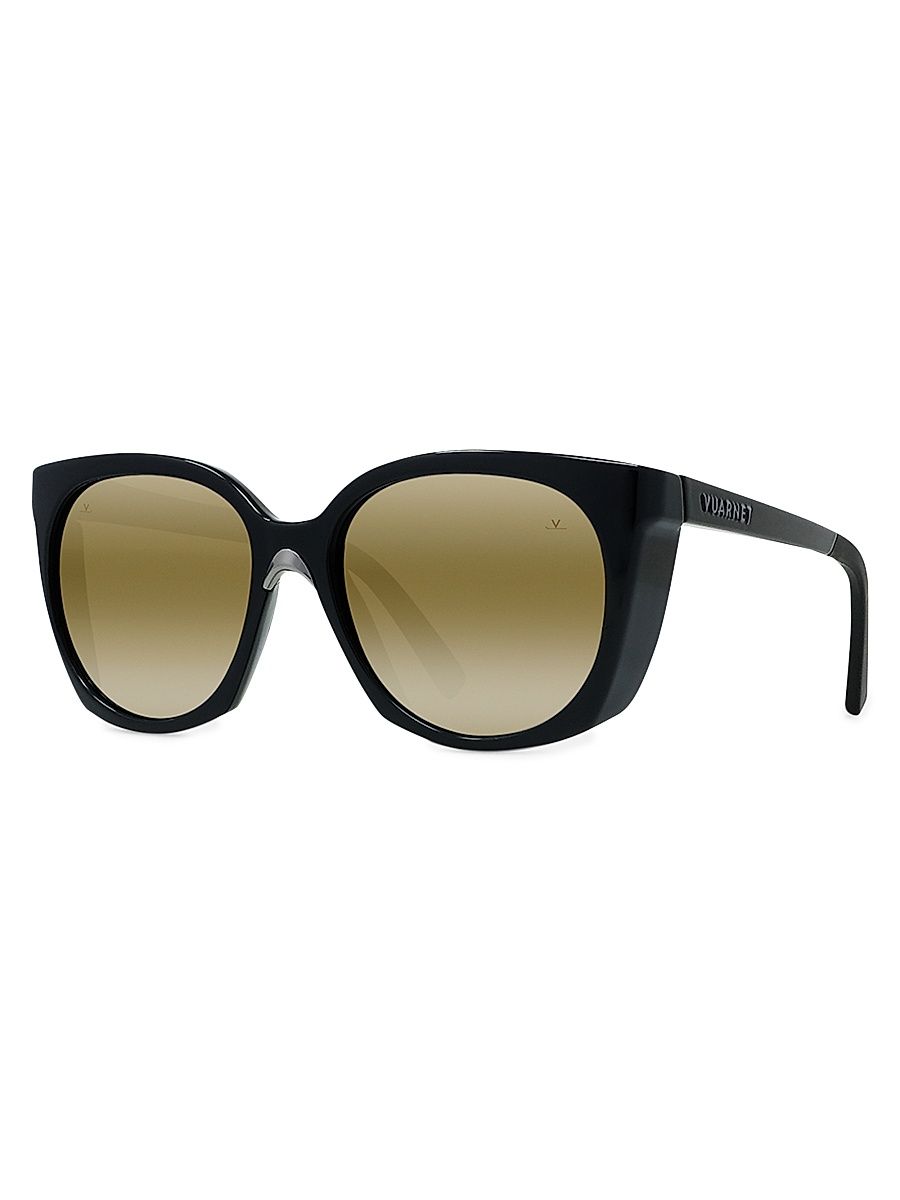 Men's Altitude 02 55MM Cat-Eye Sunglasses - Black Green