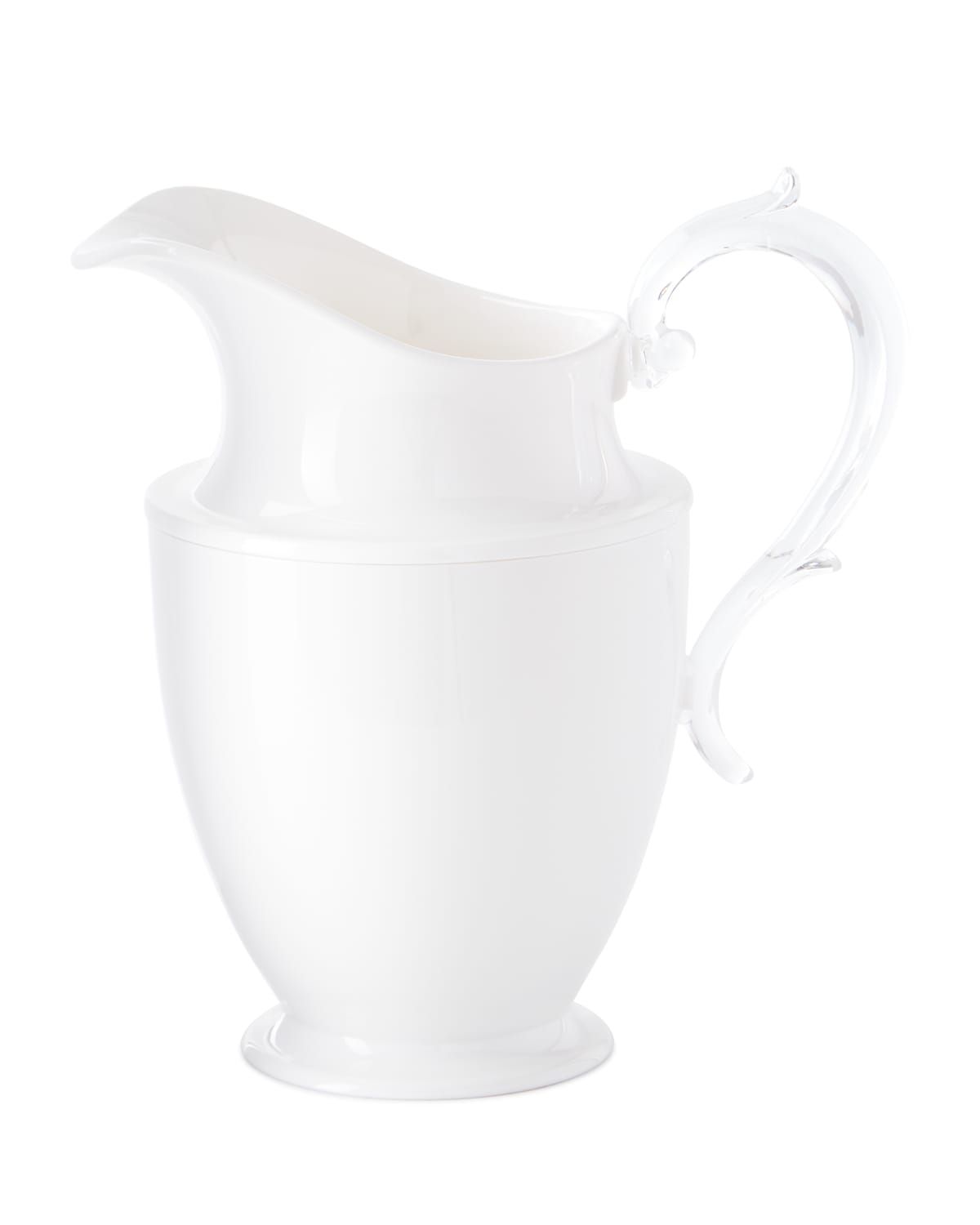 Federica Acrylic Pitcher, White