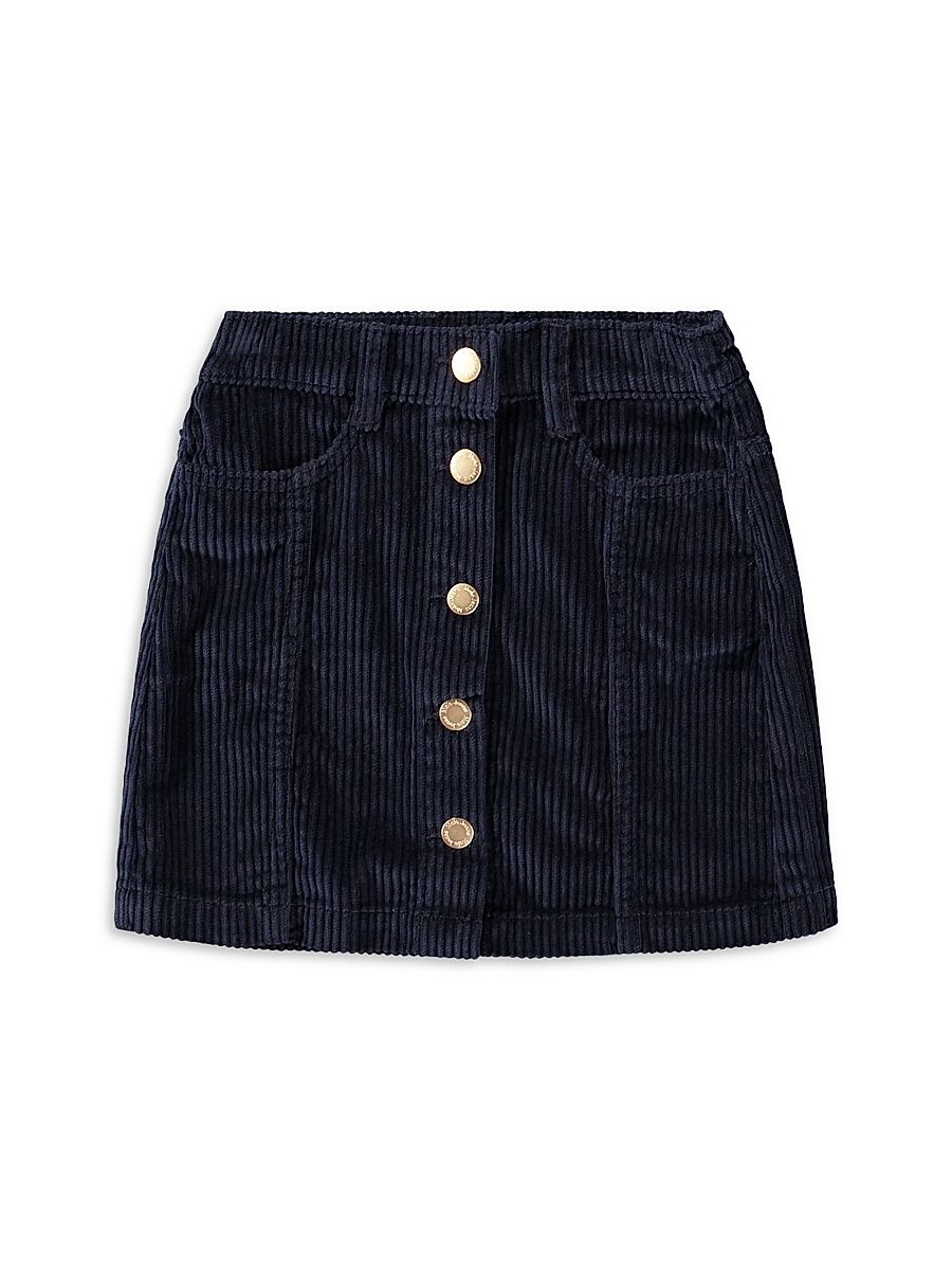 Little Girl's & Girl's Bera Corduroy Skirt - Navy Blazer - Size 11