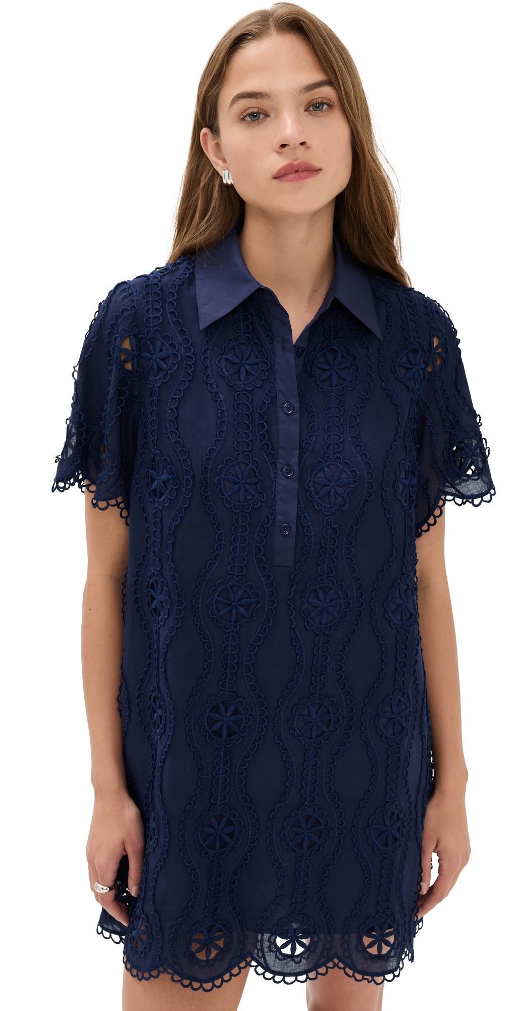English Factory Navy Mini Dress Navy M
