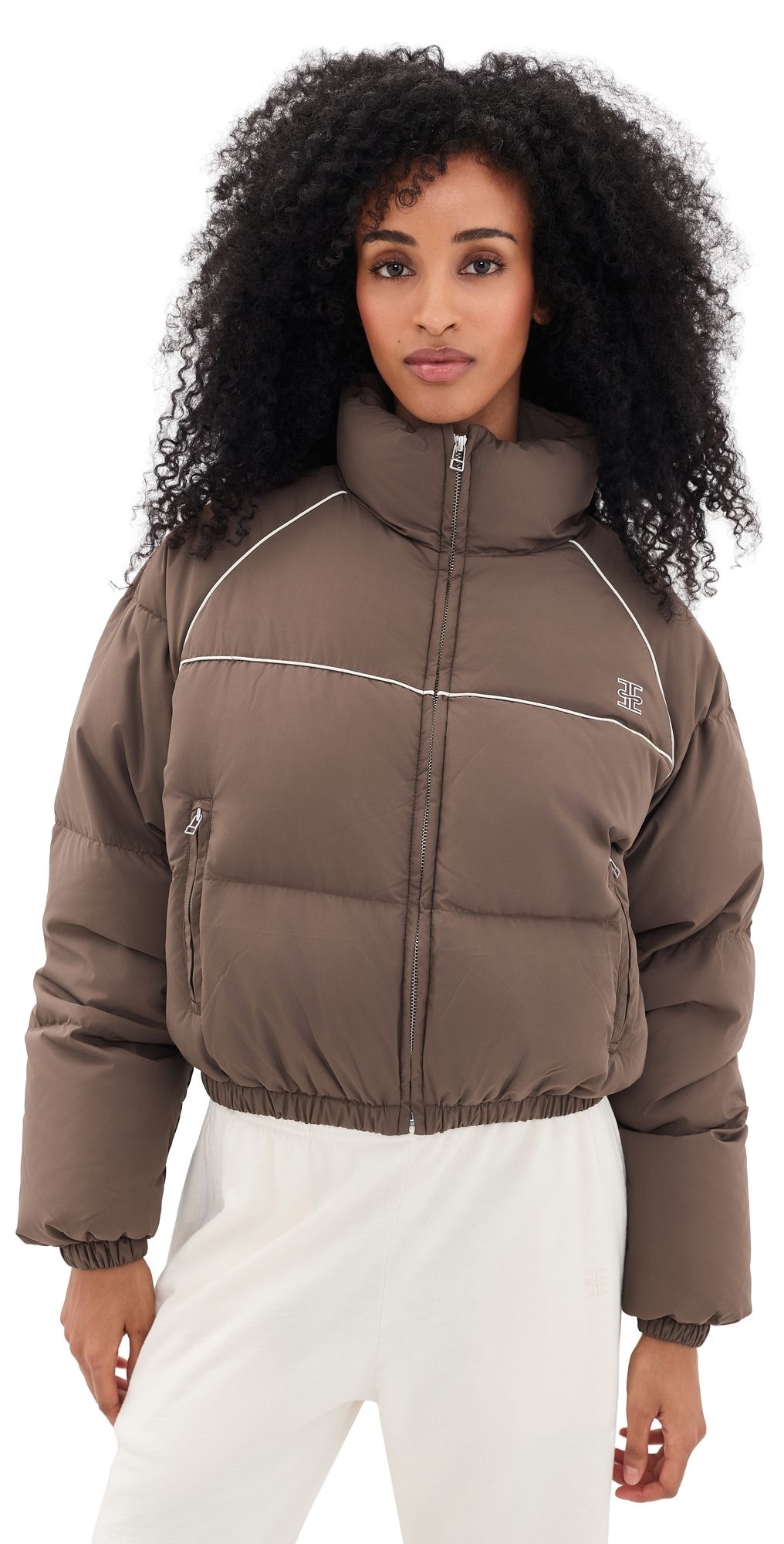 Éterne Down Puffer Jacket Mushroom XL