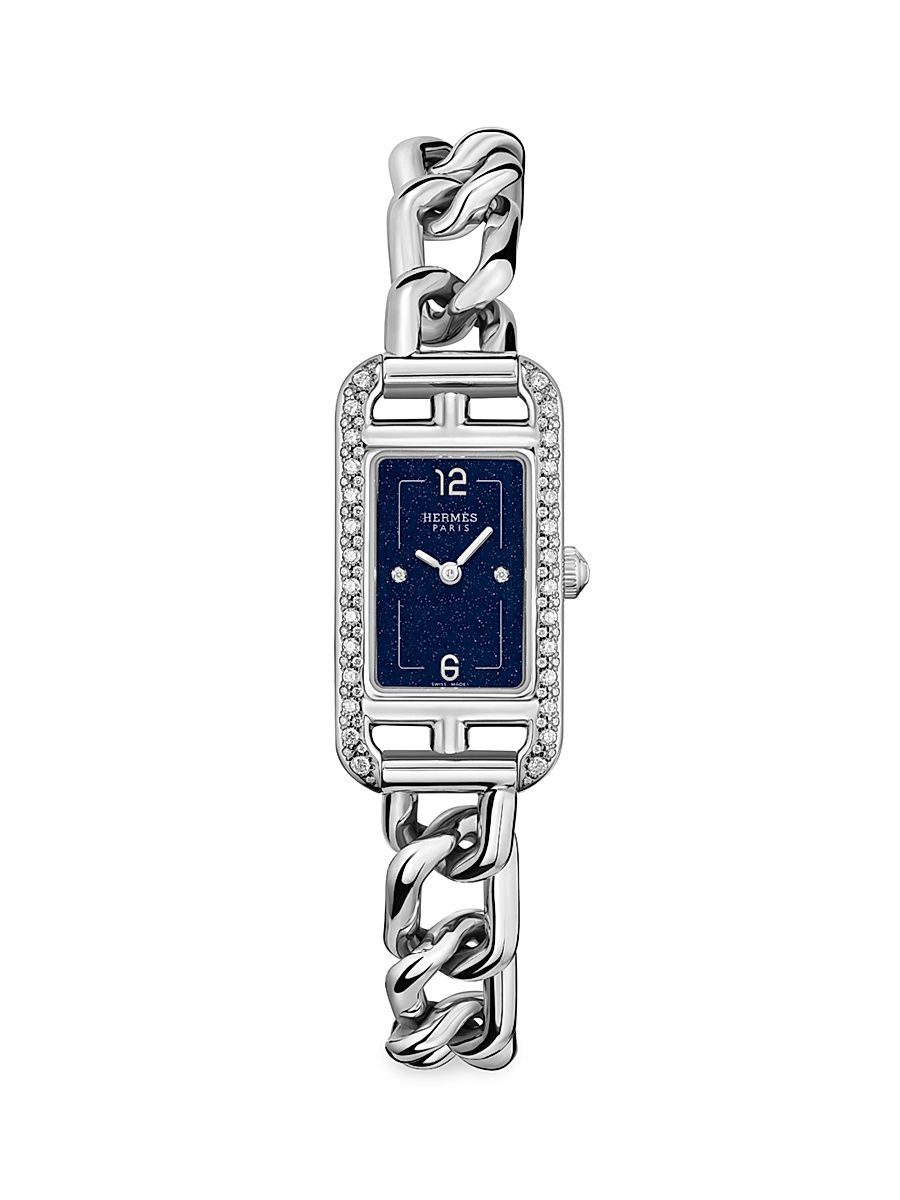 Women's Nantucket Stainless Steel & Diamond Bracelet Watch - White