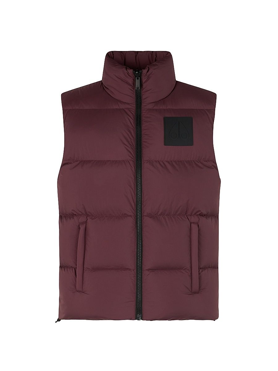 Men's Kings Down Puffer Vest - Beet - Size Medium