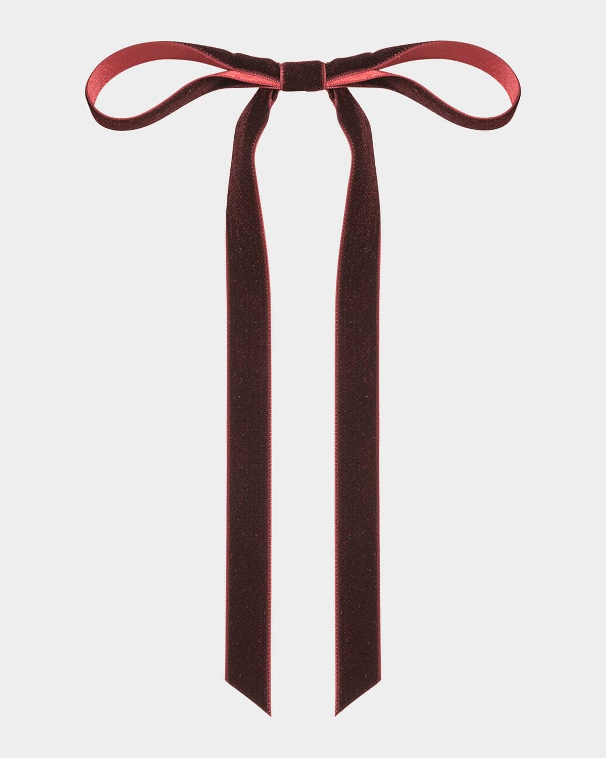 Aida Velvet Bow Barrette