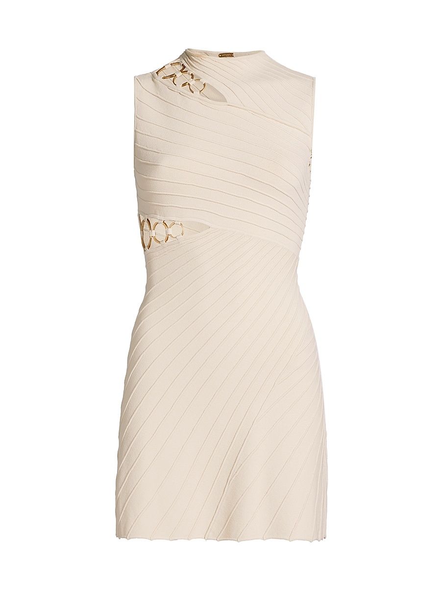 Women's Dimetria O-Ring Knit Minidress - Beach - Size XS