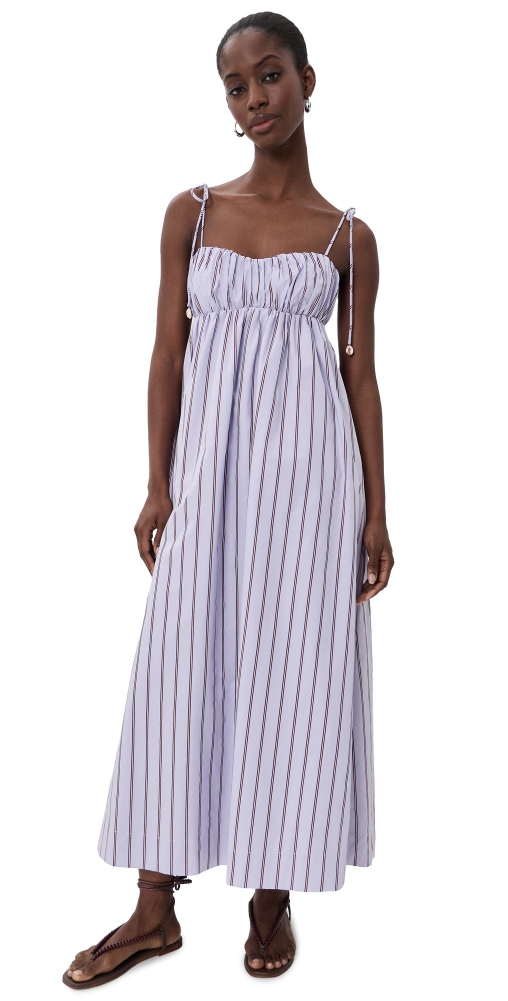 Line & Dot Andi Maxi Dress Purple XS