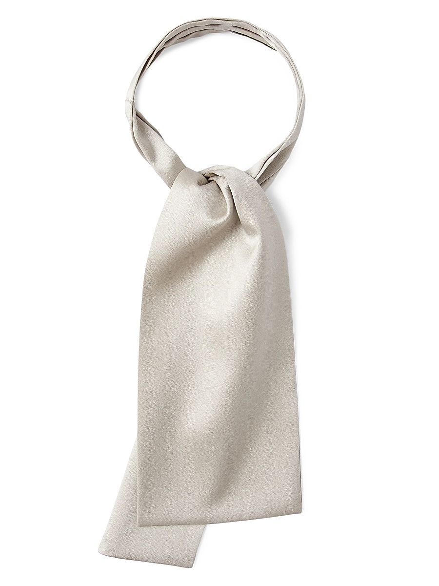 Women's Stretch Silk Satin Jabot - Silk