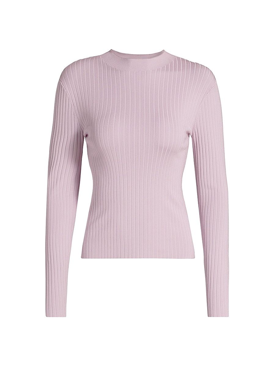 Women's Ollie Knit Long-Sleeve Top - Mauve - Size XL