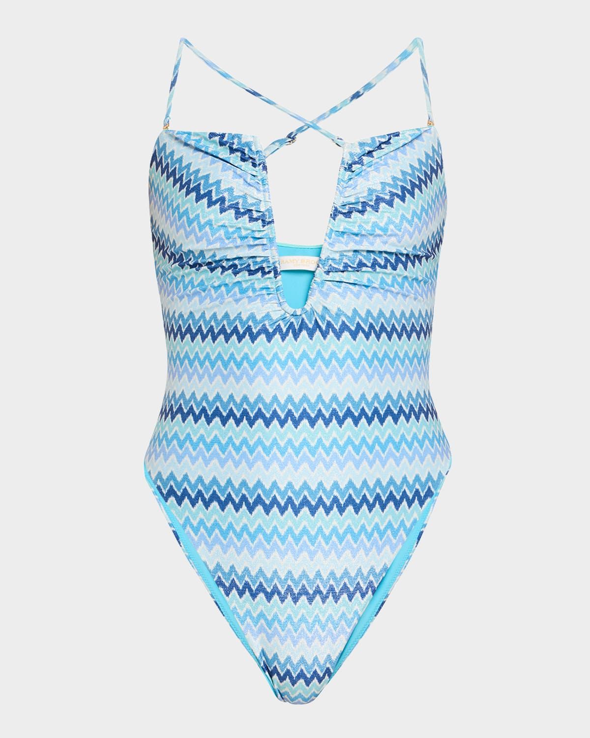 Chevron Bianka One-Piece Swimsuit