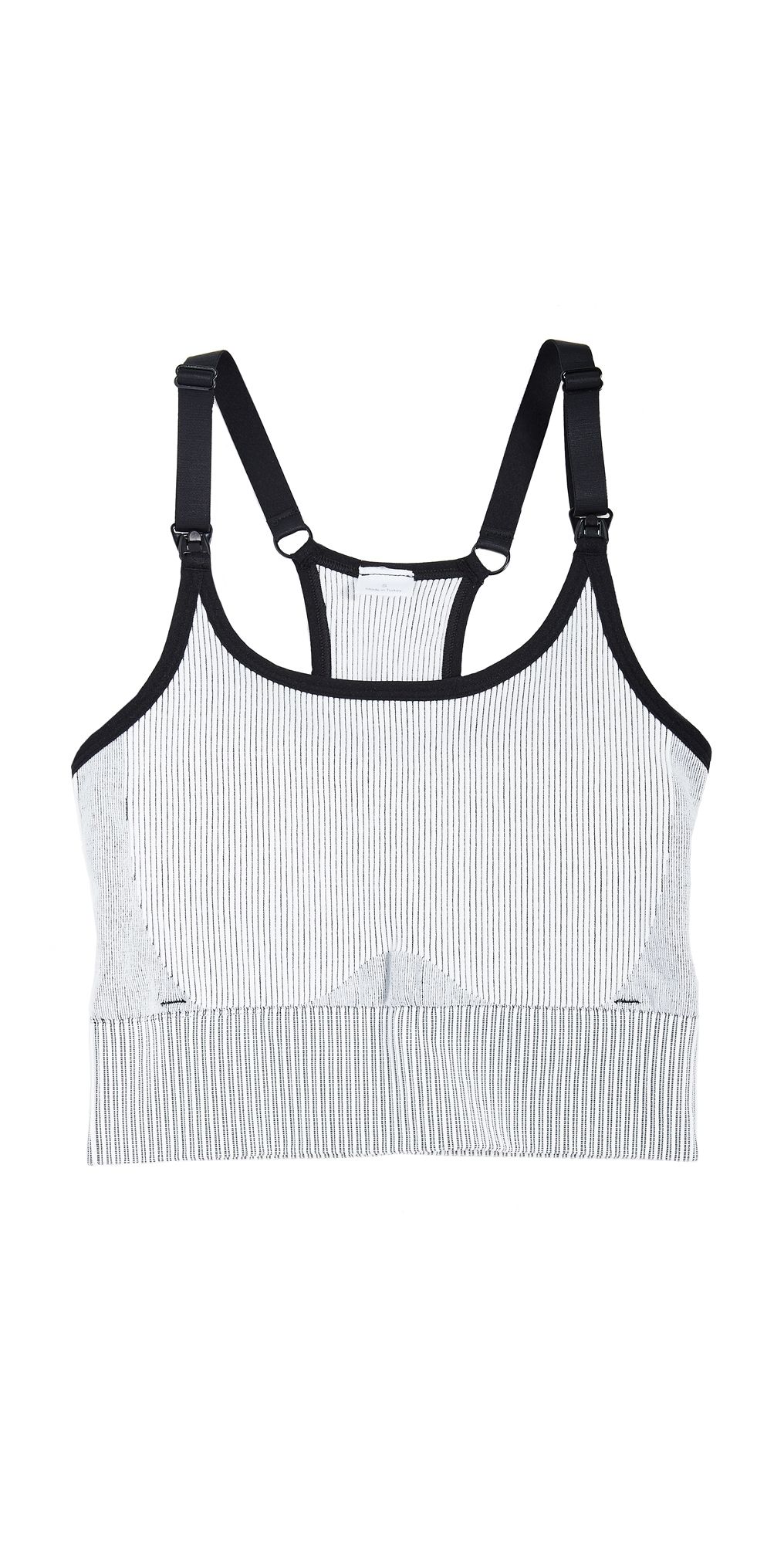 Ingrid & Isabel Active Seamless Nursing Maternity Bra Black/White Combo S