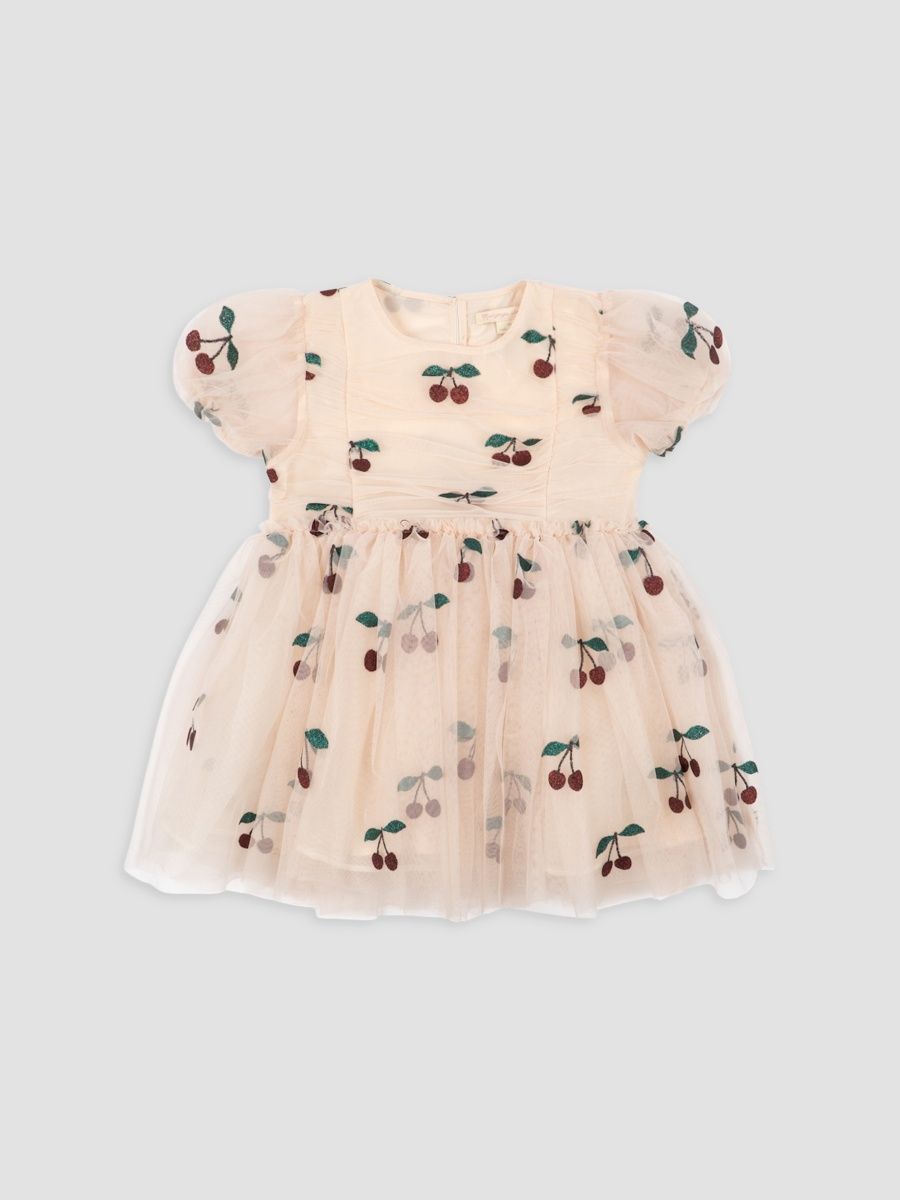 Konges Slojd Girl's Baby Girl & Little Girl's Tullie Cherry Dress - Cerise Glitter - Size 6
