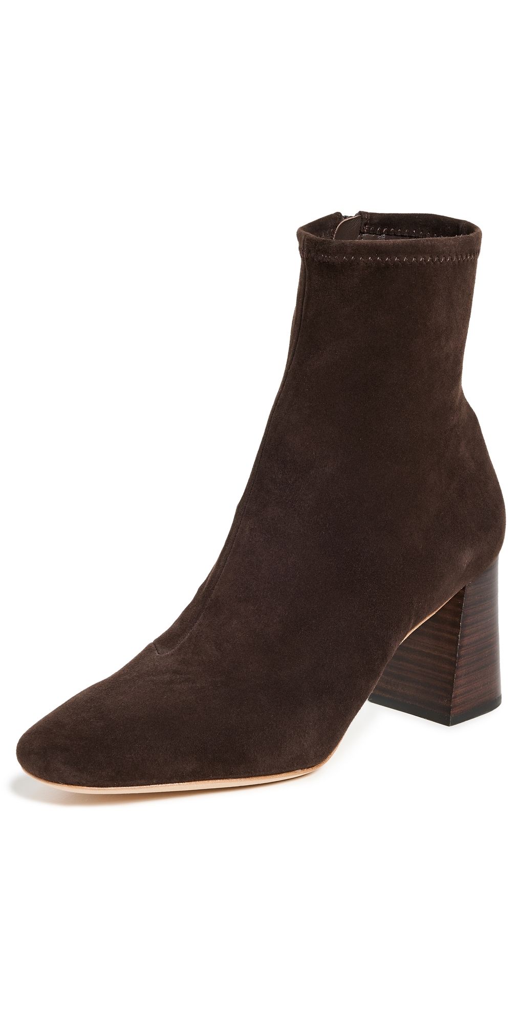 Loeffler Randall Elise Slim Ankle Booties with Block Heel Tmoro 5.5