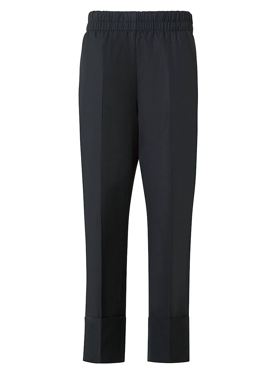 Women's Farell Cotton Poplin Pants - Black - Size 12