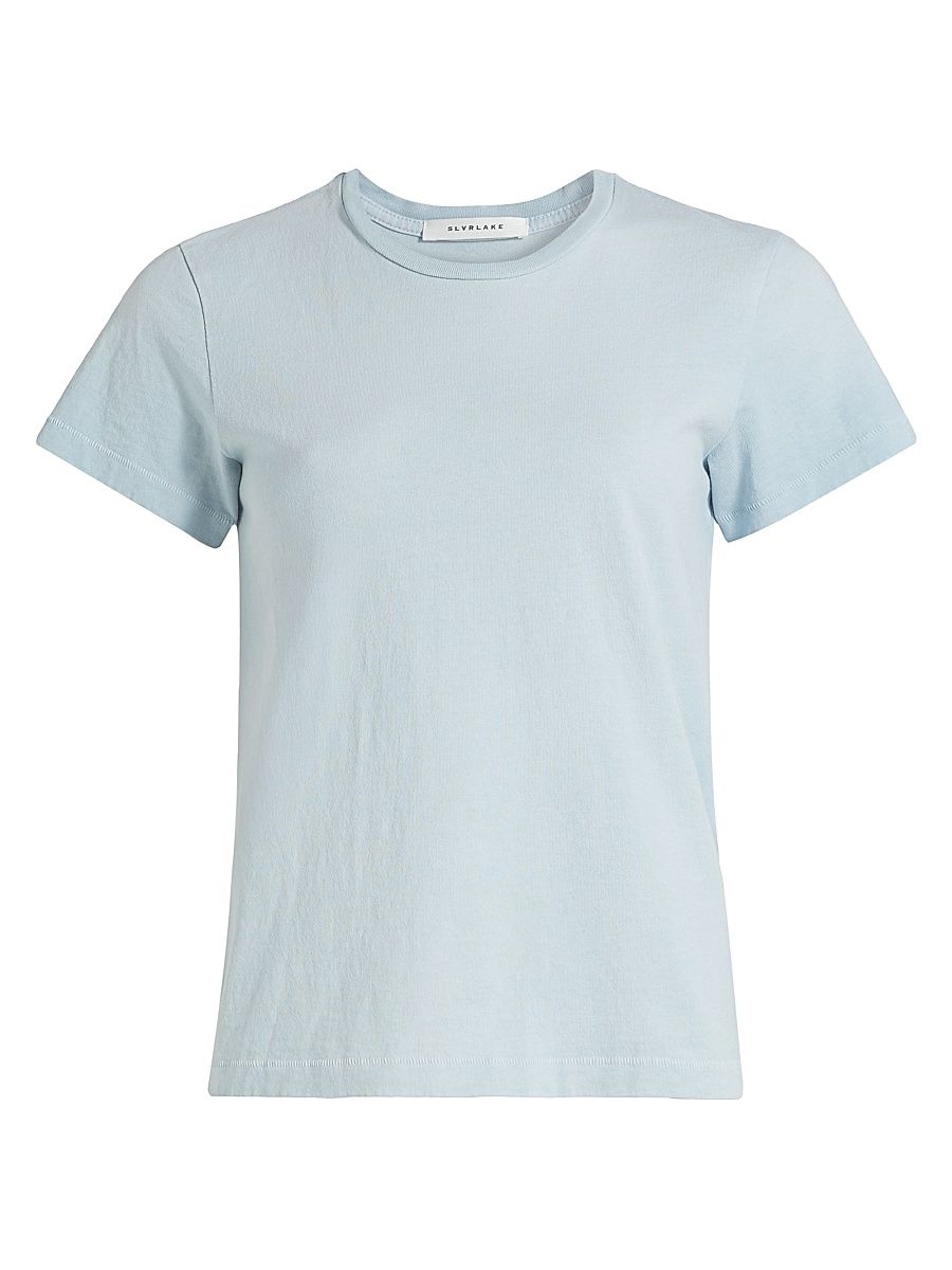 Women's Grace Boyfriend Cotton T-Shirt - Vintage Sky - Size Medium
