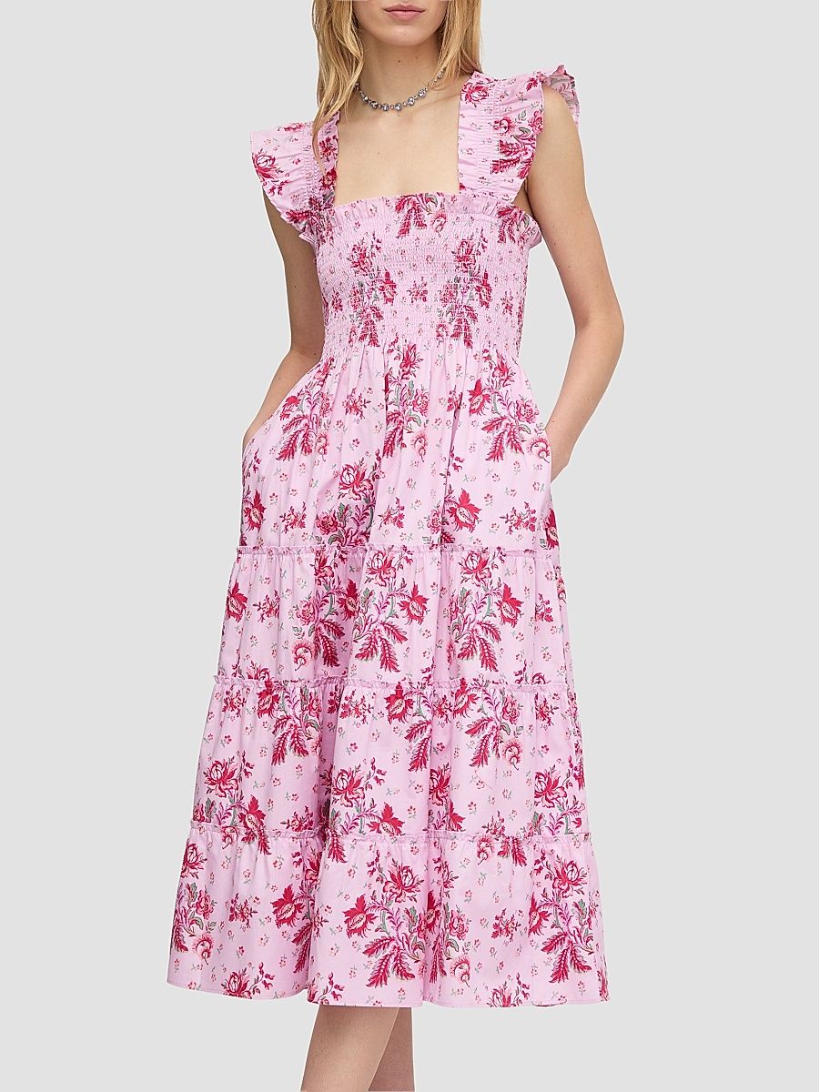 Women's The Ellie Nap Dress - Pink Delft Bouquet - Size XXXXL
