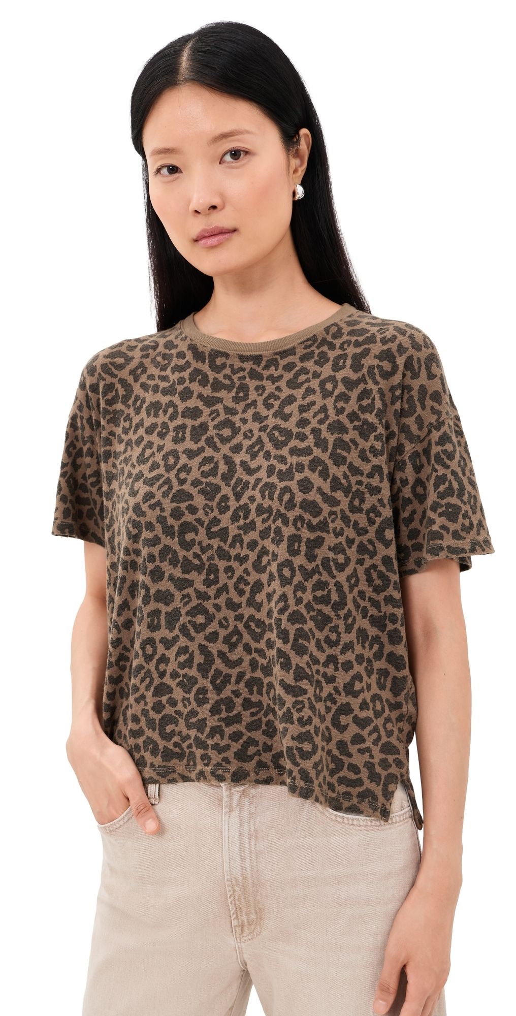 MOTHER The Boxy Ringer Tee Leap Year XL