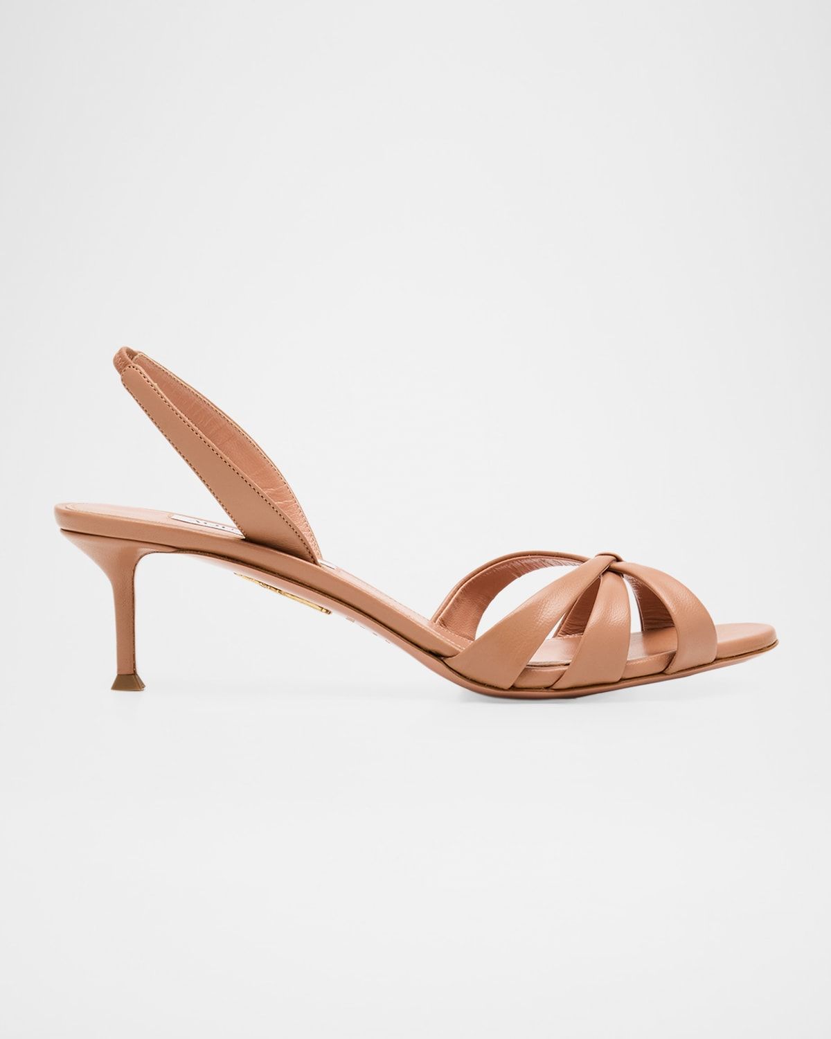50mm Tati Nappa Leather Halter Sandals