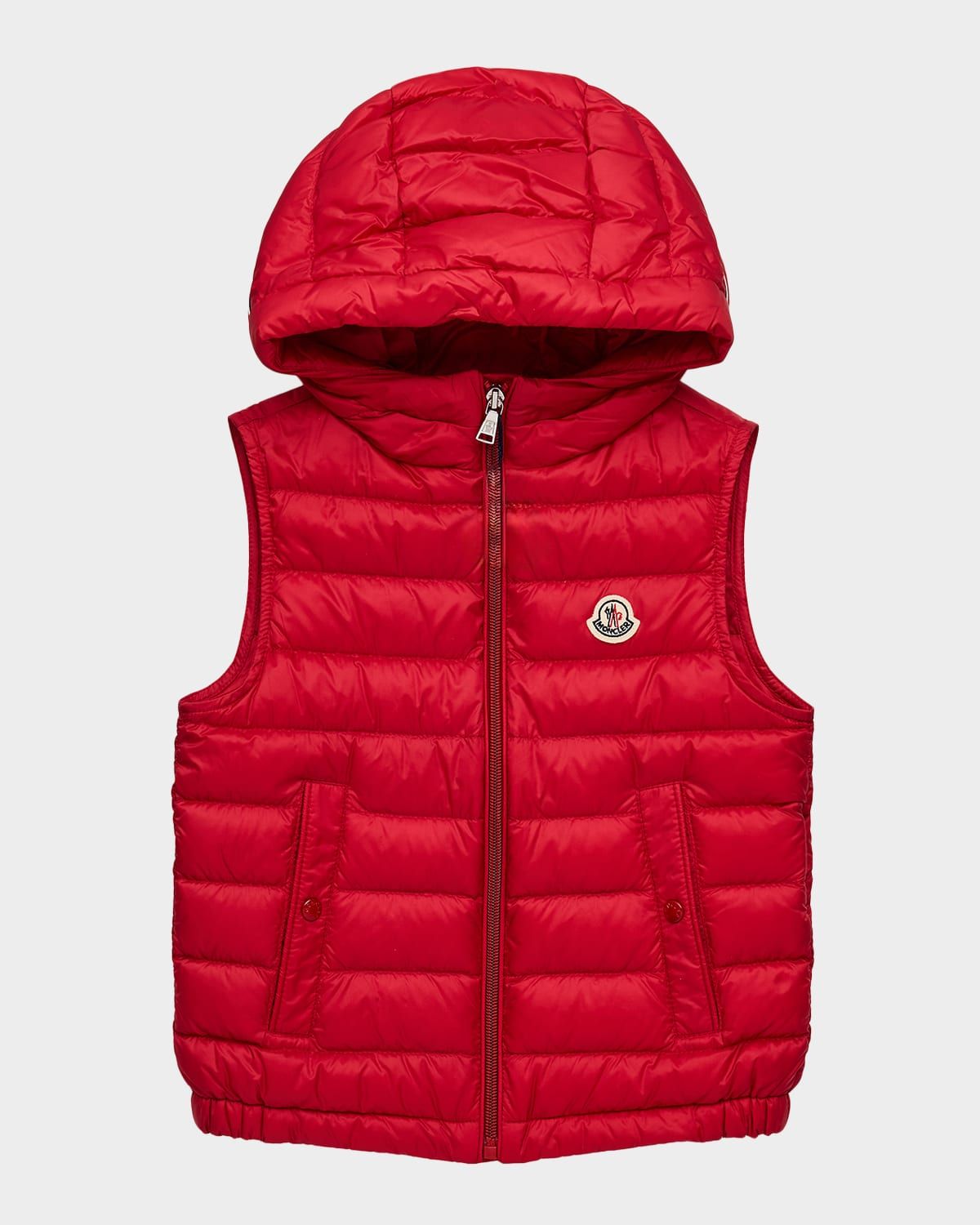 Boy & apos;s Uzzay Hooded Down Vest, Size 4-6