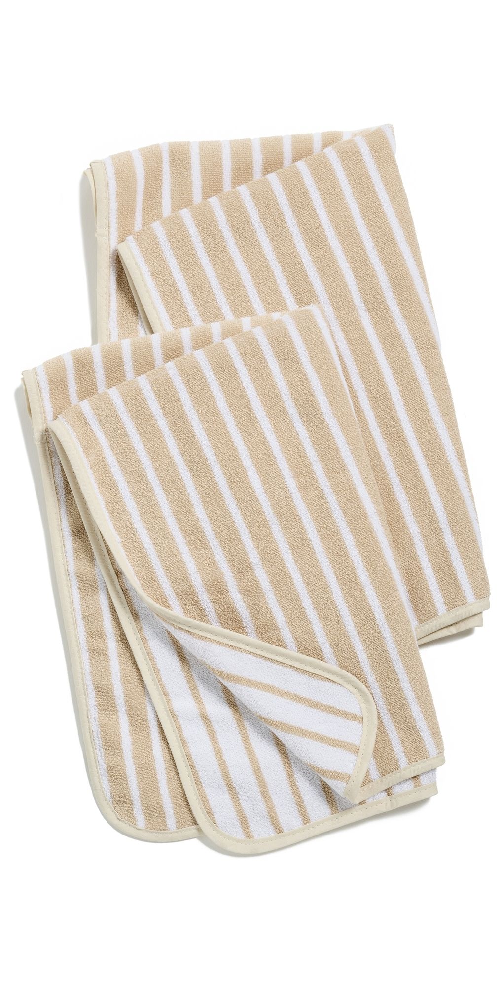 Weezie Patterned Signature Hand Towels 2 Pack Parker Sand One Size