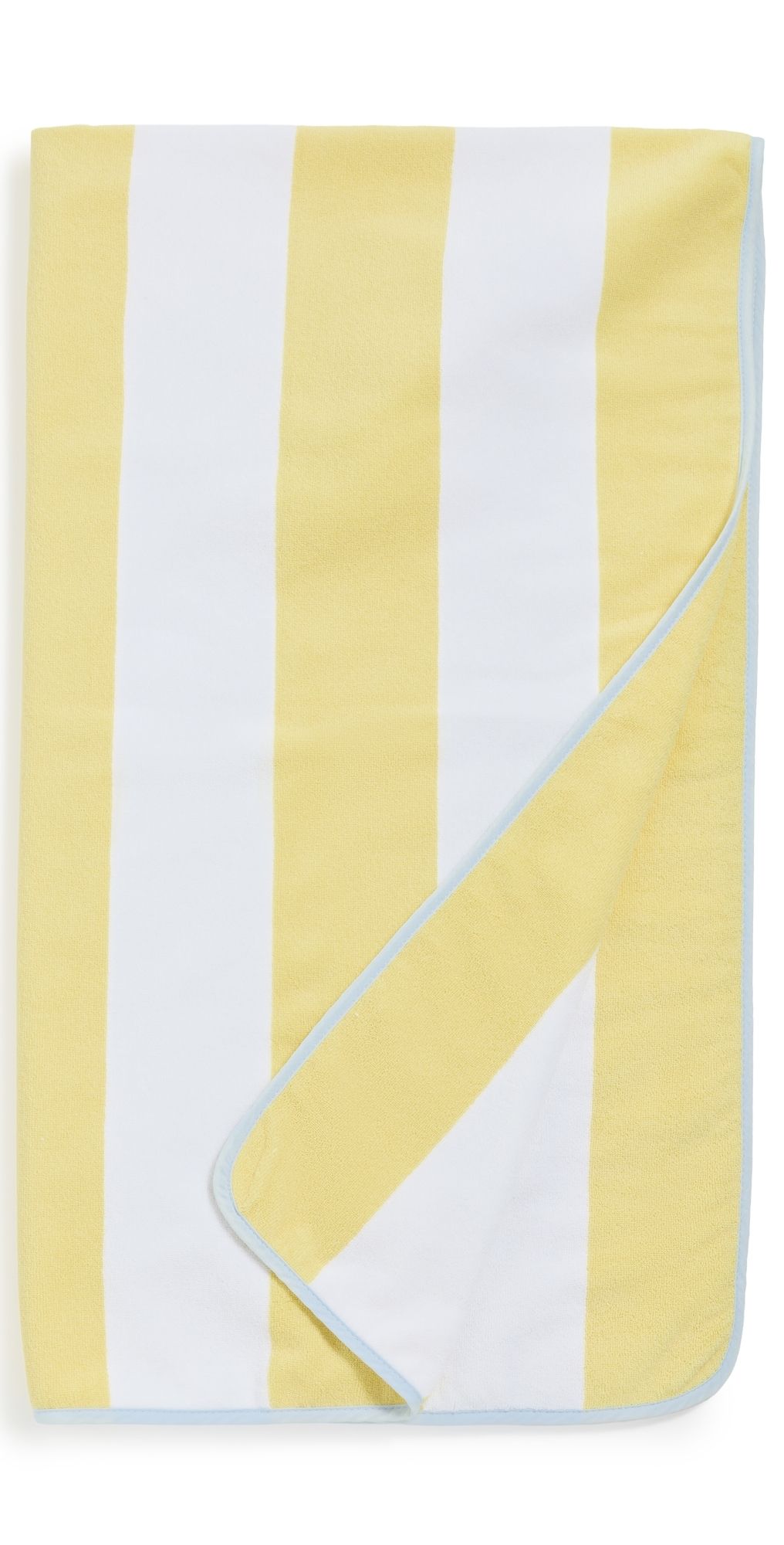 Weezie Beach Towel Yellow Stripe One Size