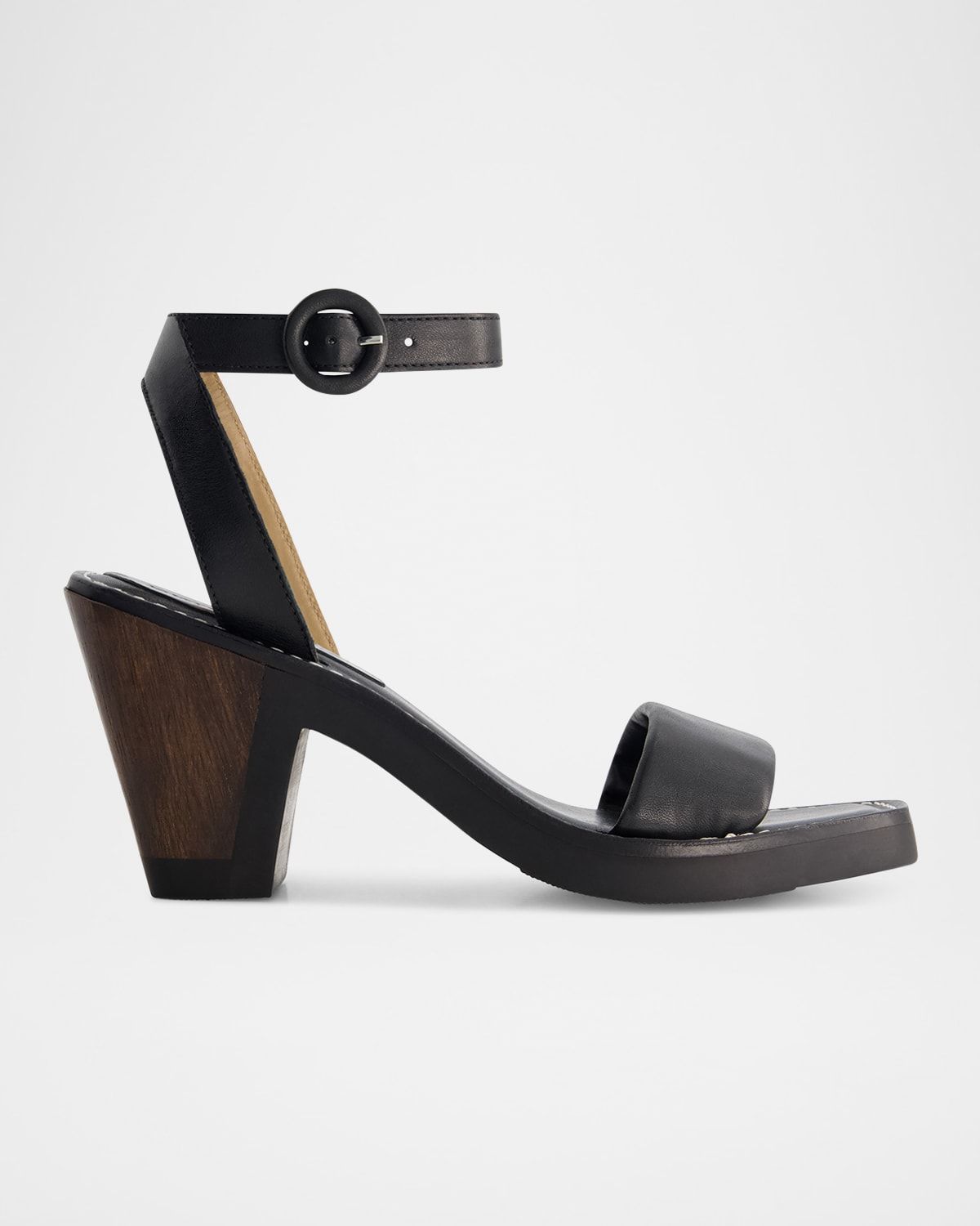 Brisi Leather Ankle-Strap Sandals