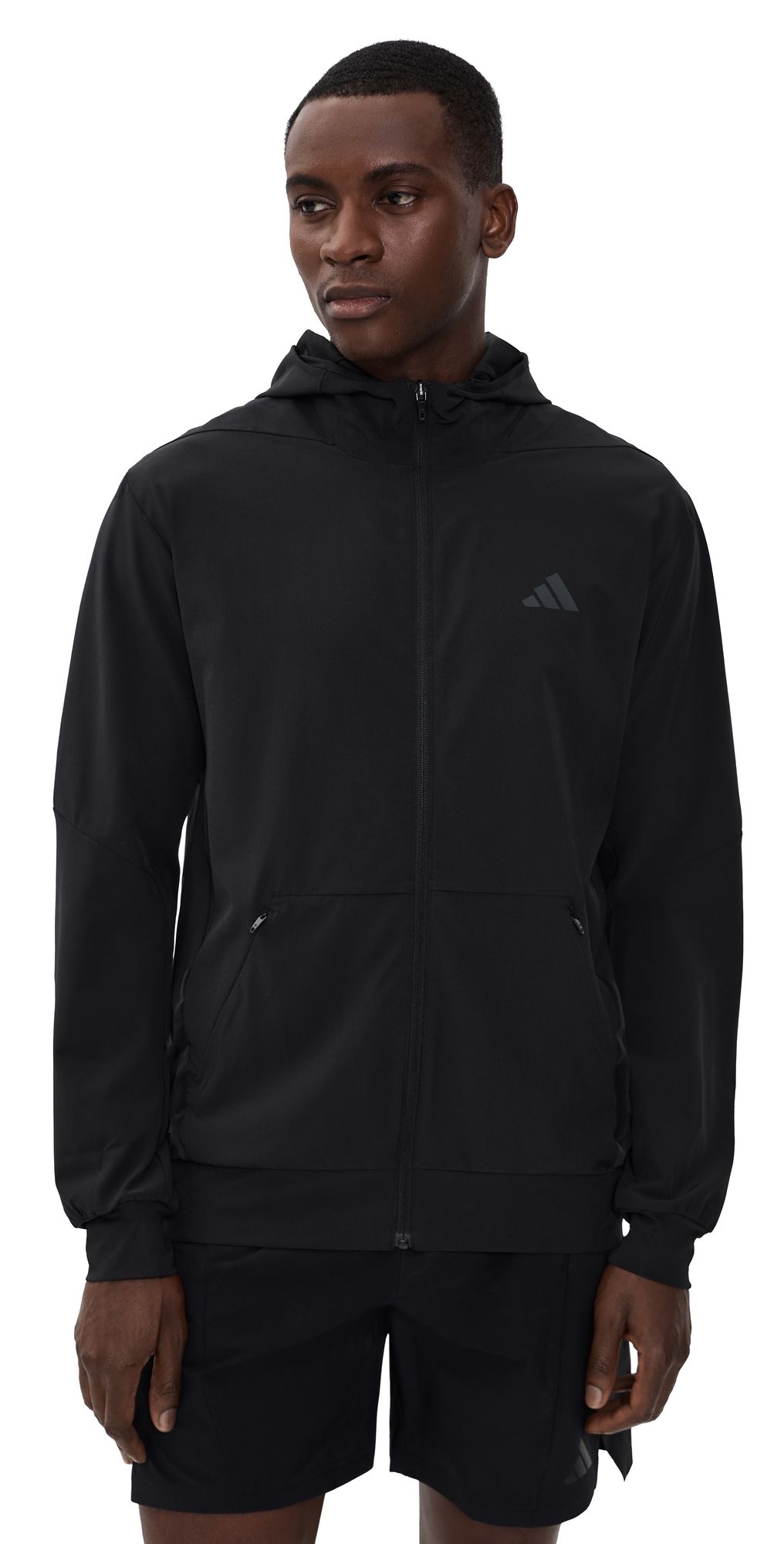 adidas Workout Full Zip Sweatshirt Black M