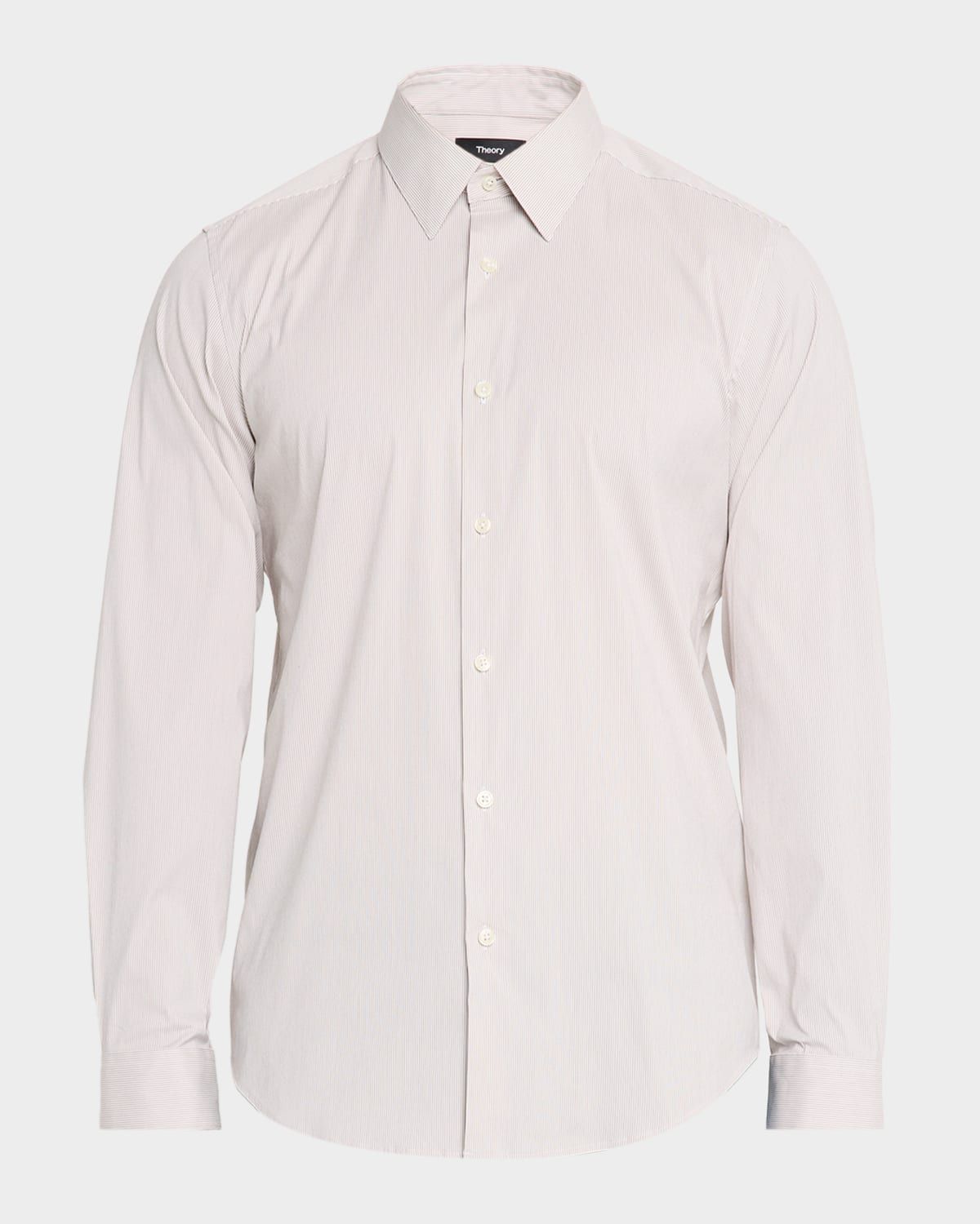 Men & apos;s Sylvain Hairline Stripe Point-Collar Sport Shirt