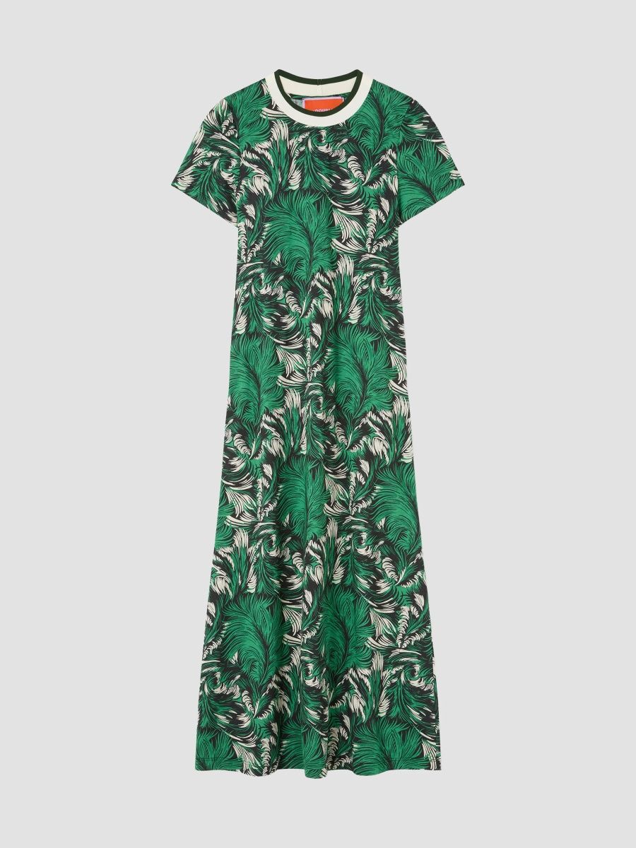 La DoubleJ Women's Sporty Swing Dress - Quill Green - Size XS