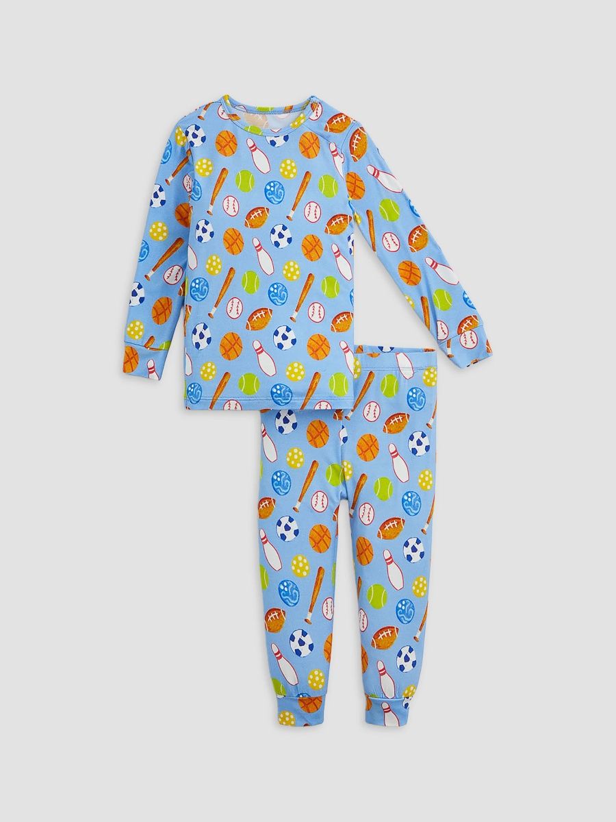 Boy's Little Boy's & Boy's Sports-Print Pajamas - Multi - Size 8