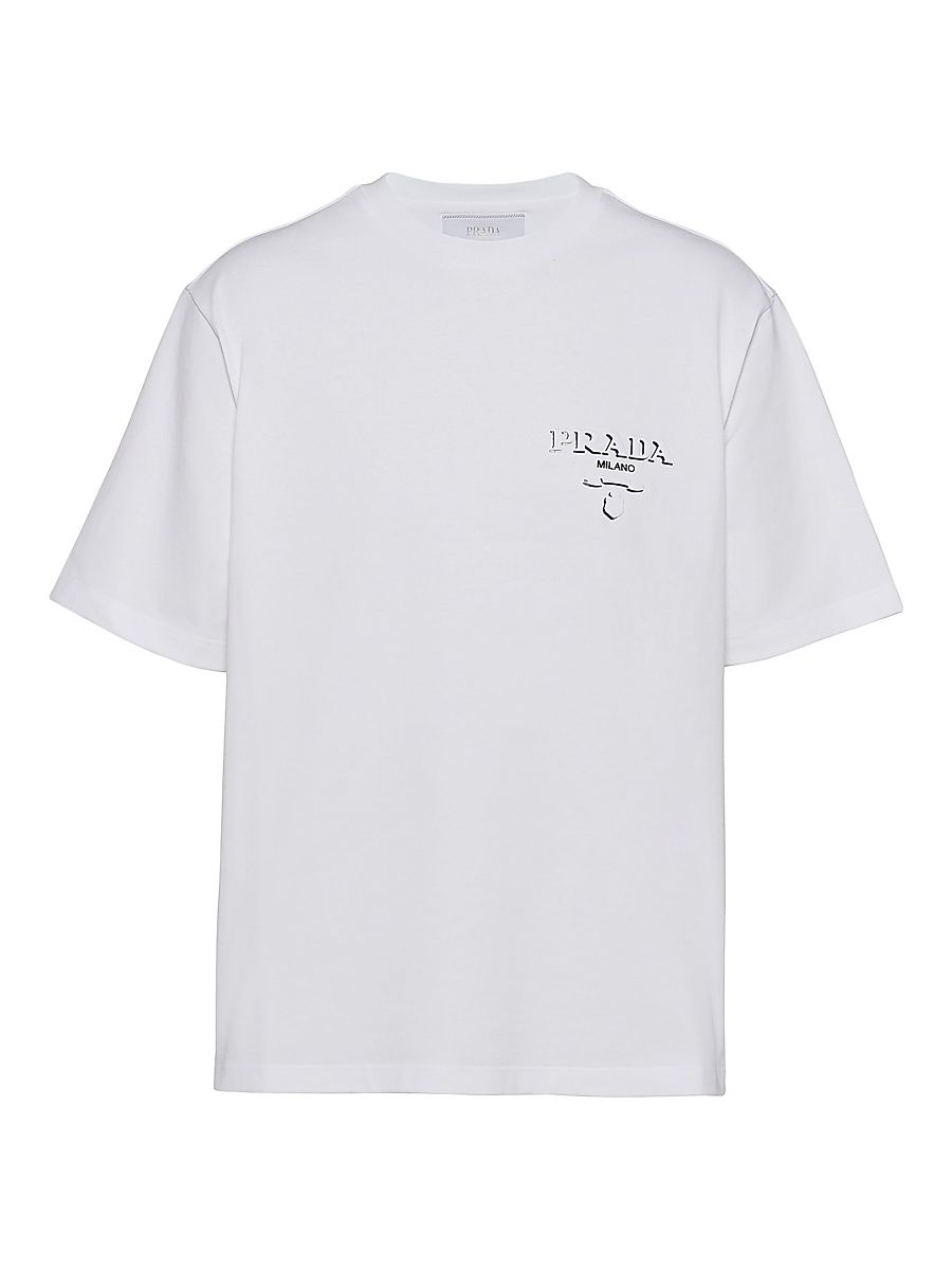 Men's Cotton T-Shirt - White - Size XXL
