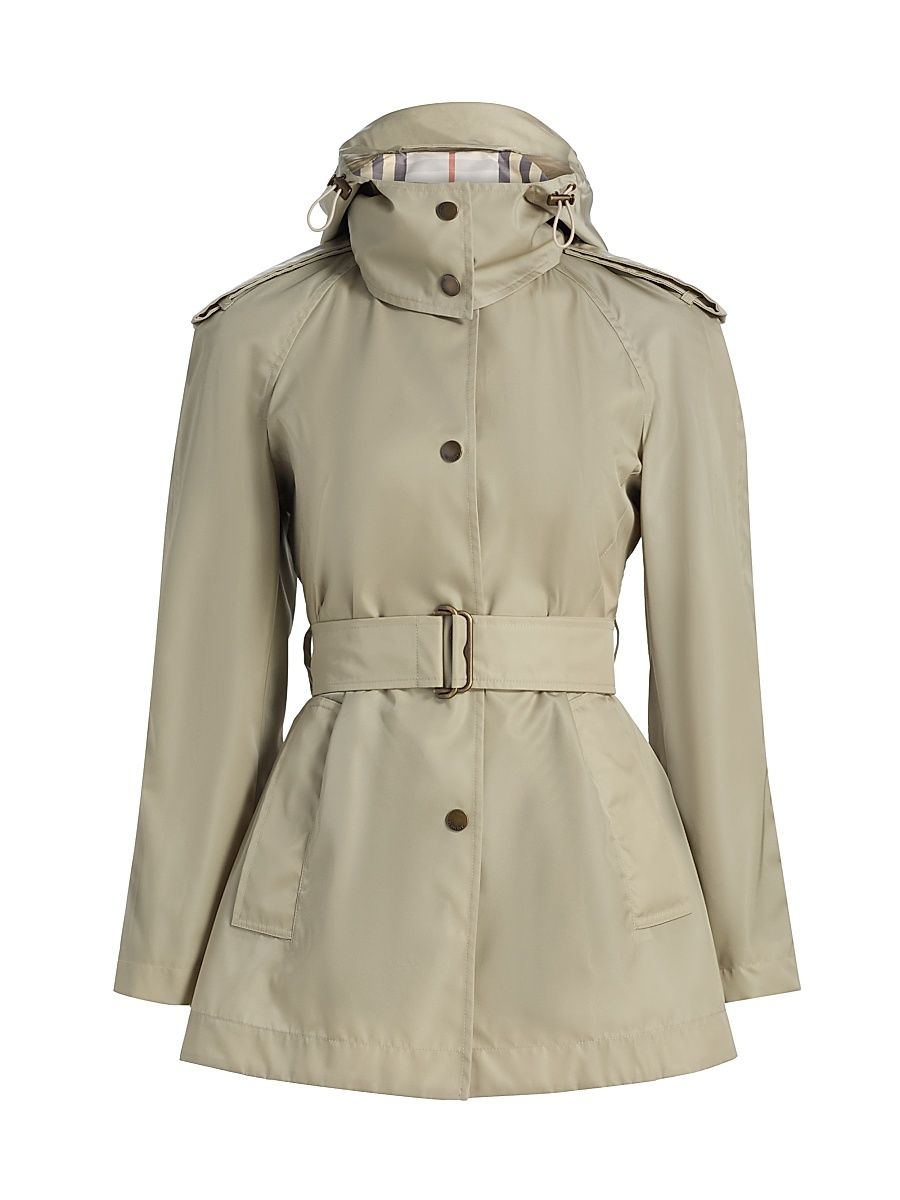 Women's Tilgate Belted Mini Trench - Sparrow Beige - Size 16