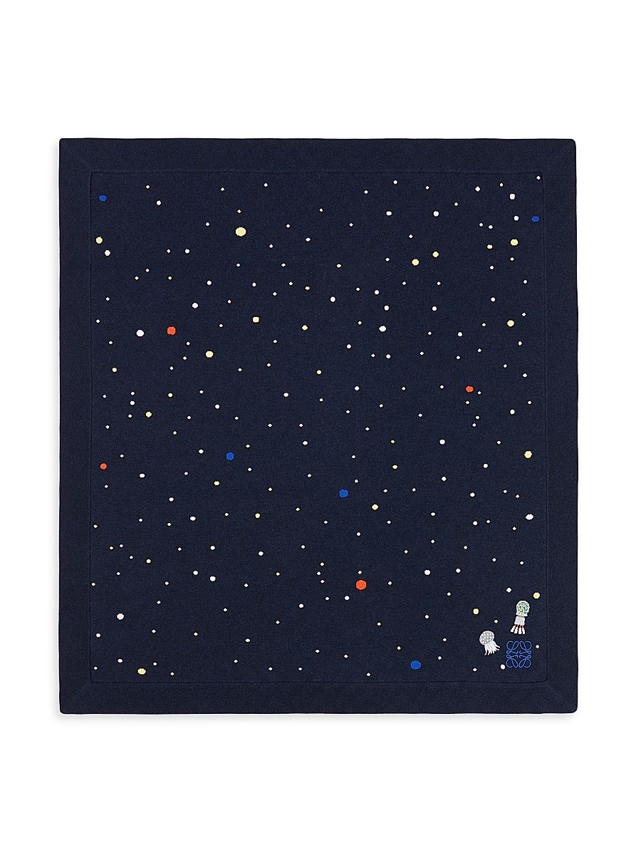 Deep Sea Cashmere Baby Blanket - Navy