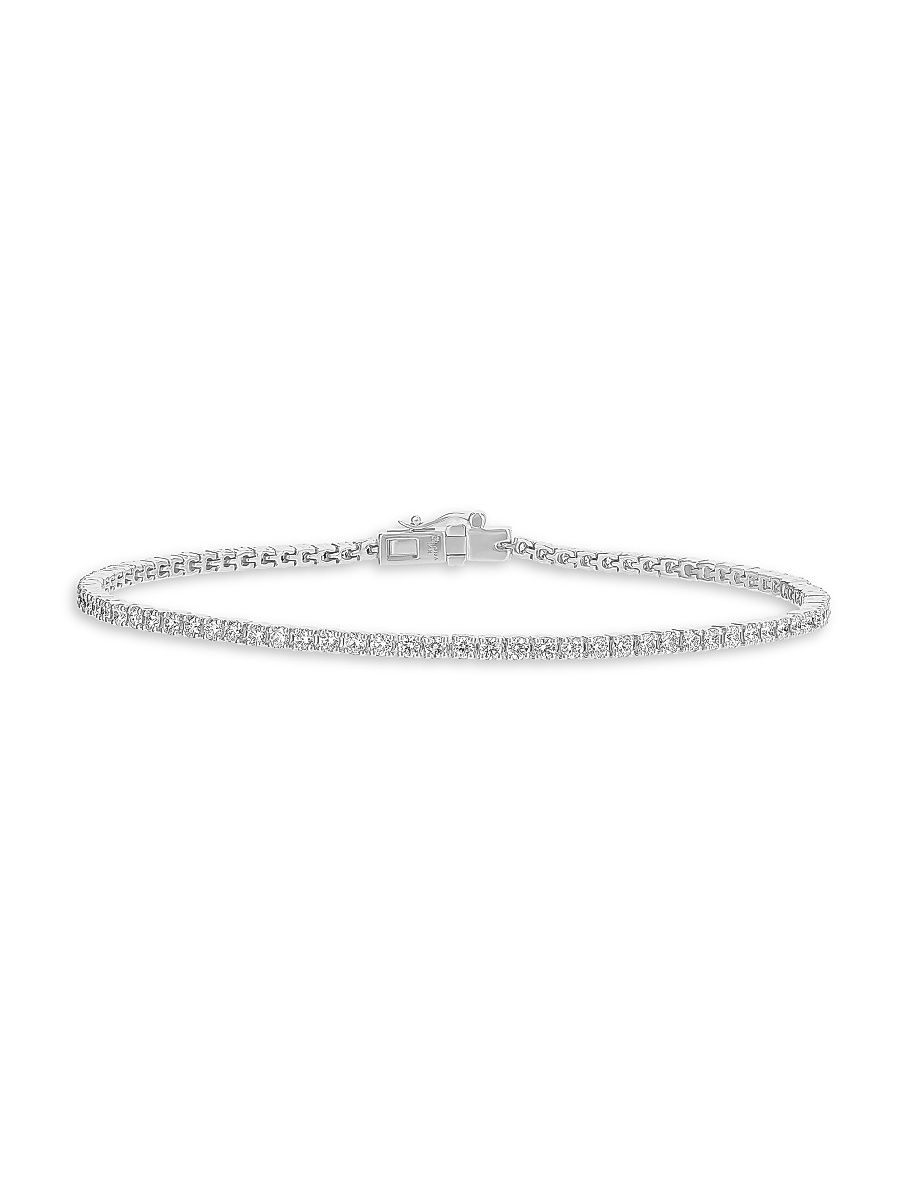 Women's Legacy 14K Gold & 1.82 TCW Diamond Tennis Bracelet - White Gold