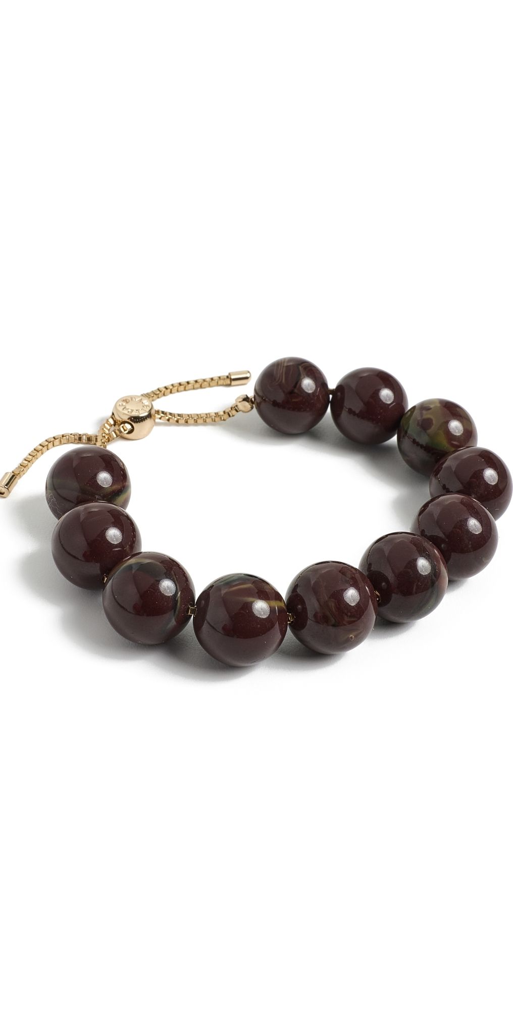 BaubleBar Jane Beaded Bracelet Brown One Size
