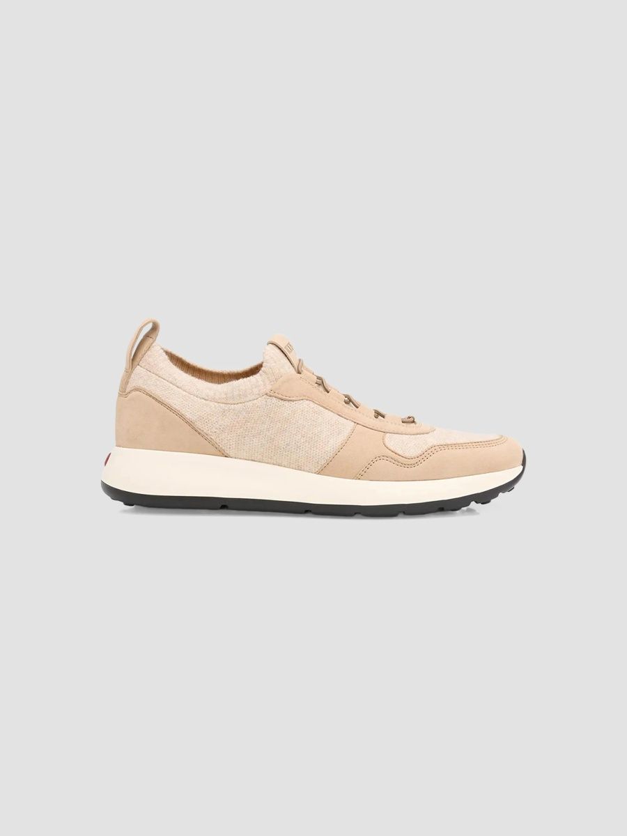 Tod's Women's Red Dot Sock Sneakers - Natural Beige - Size 11