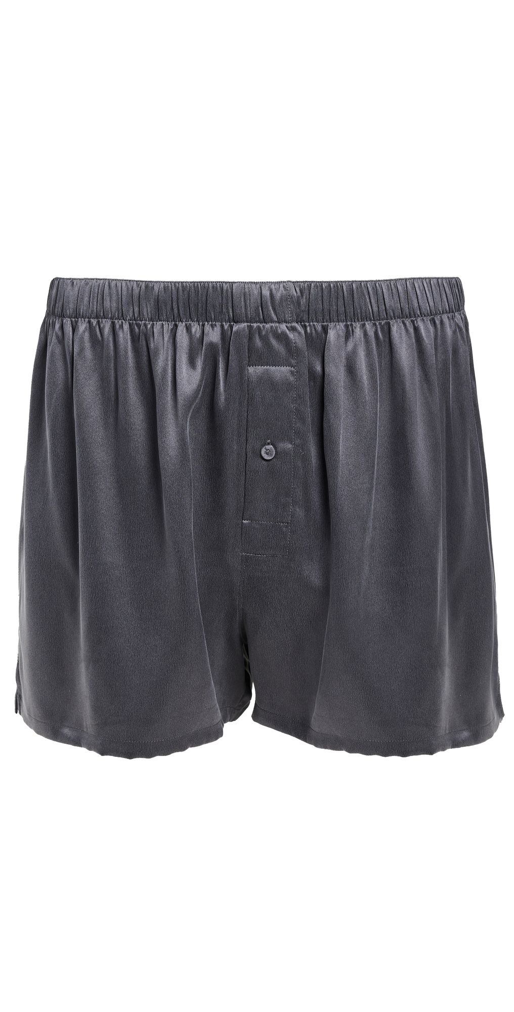 Lunya Washable Silk Boxers Meditative Grey XXL