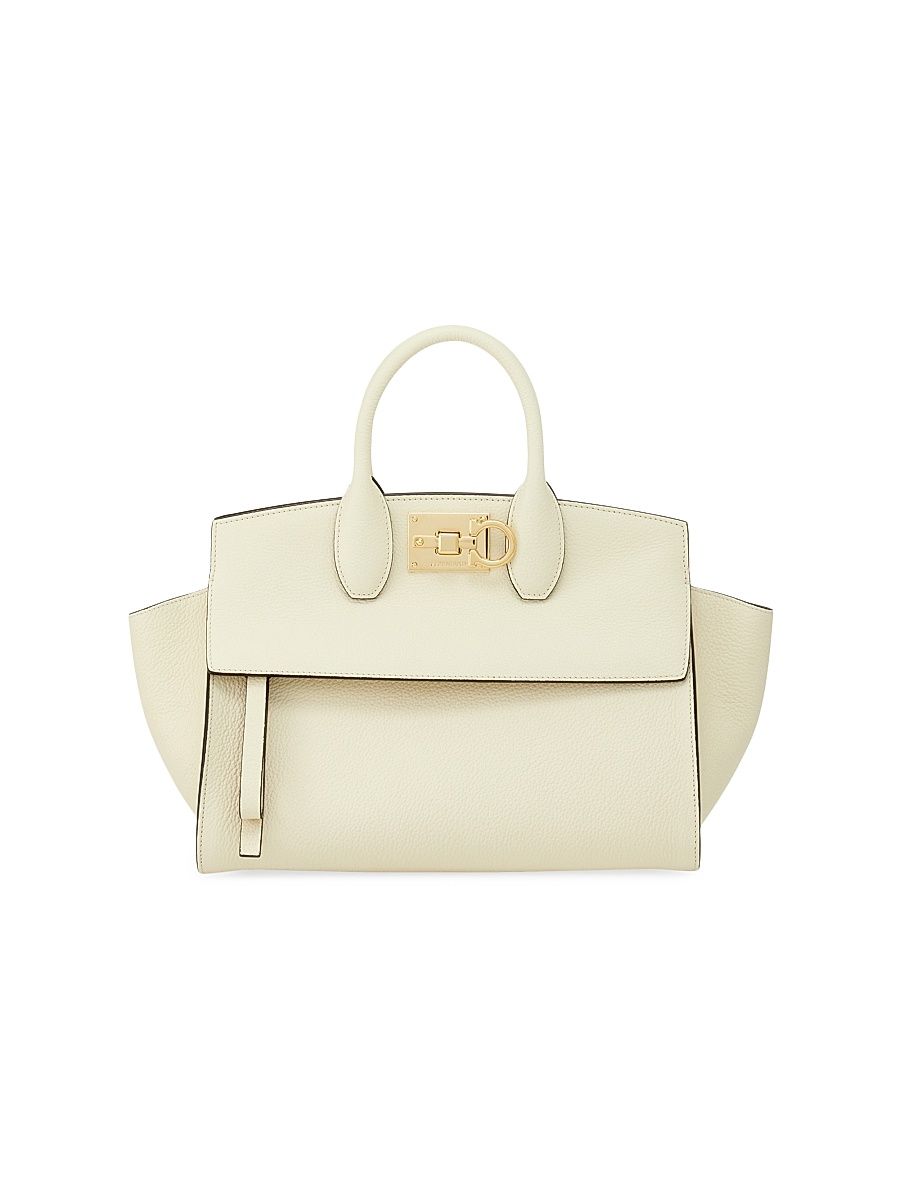 Women's The Studio Soft Small Leather Top-Handle Bag - Mascarpone