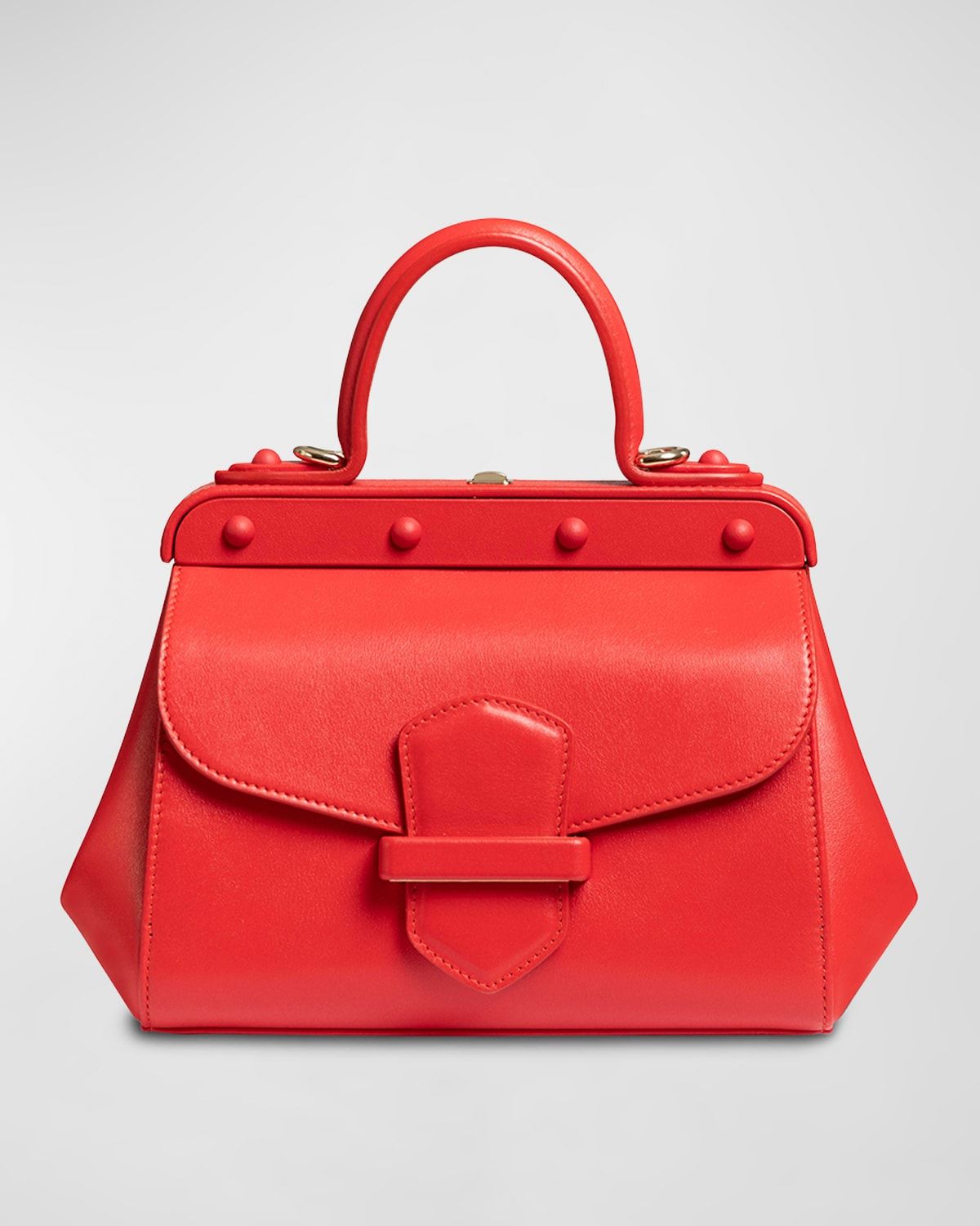 Margherita Small Leather Top-Handle Bag