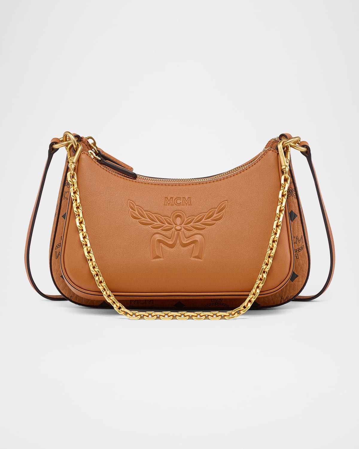 Aren Small Visetos Zip Shoulder Bag