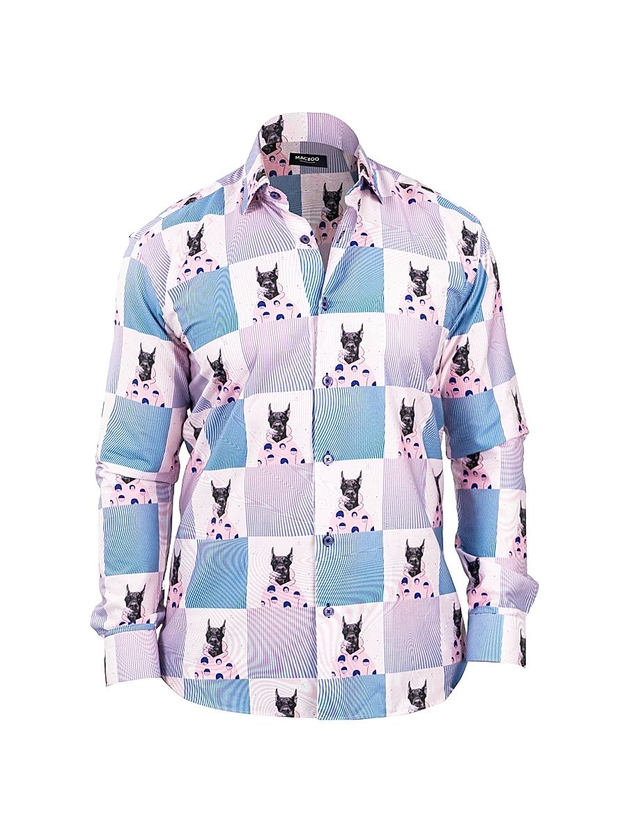 Men's Fibonacci Snoop Shirt - Multicolored - Size XXXXL